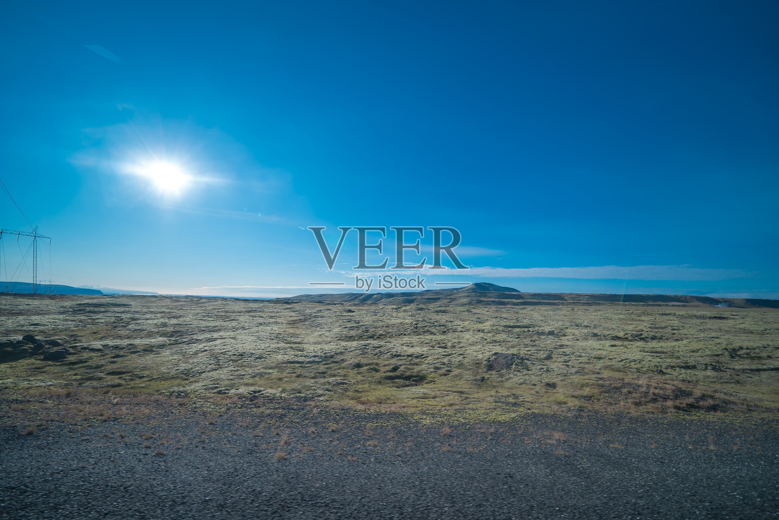 从巴士上看到的冰岛美丽风景照片摄影图片