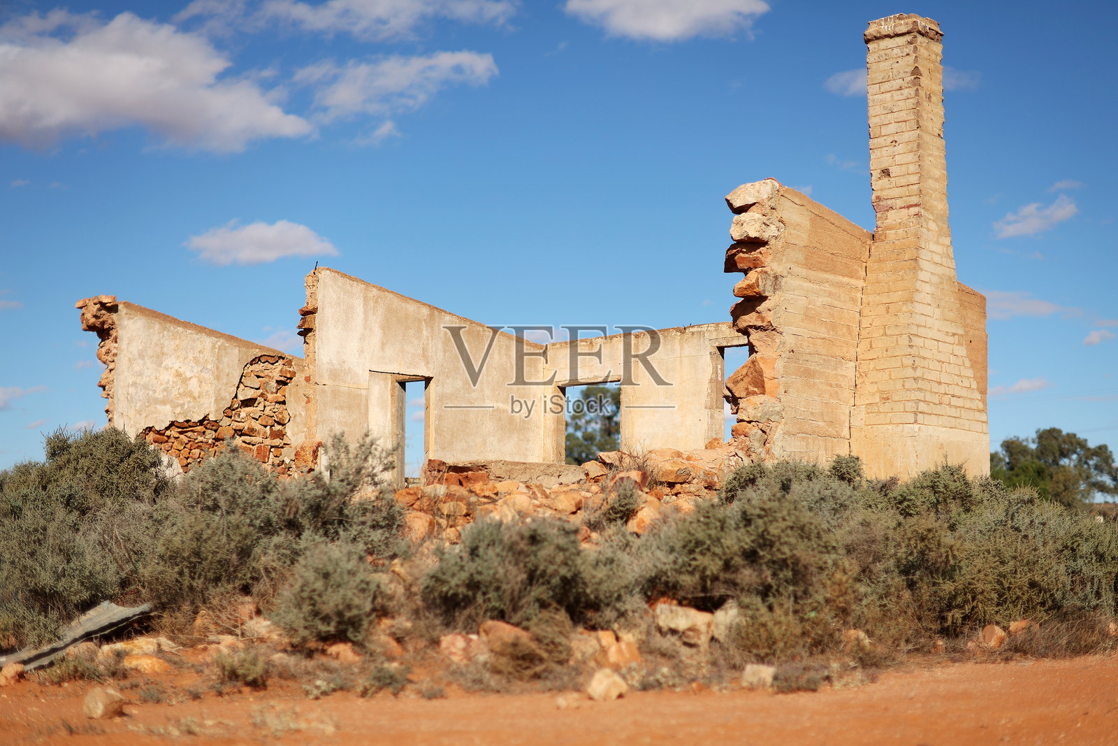 建筑废墟照片摄影图片