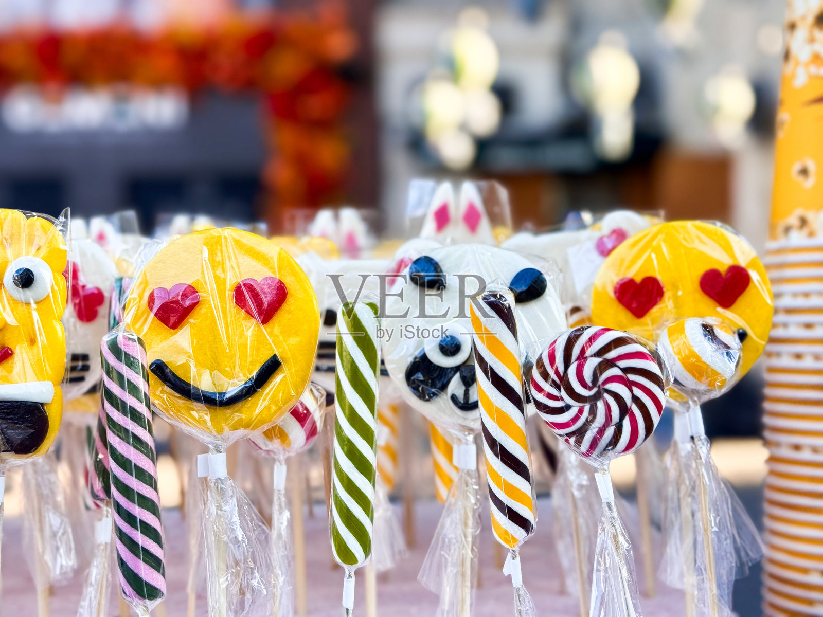 一系列受生物启发的糖果照片摄影图片