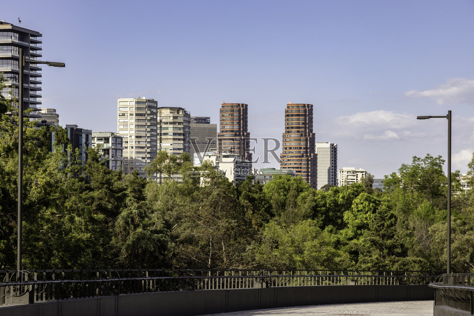 墨西哥城金融区天际线照片摄影图片