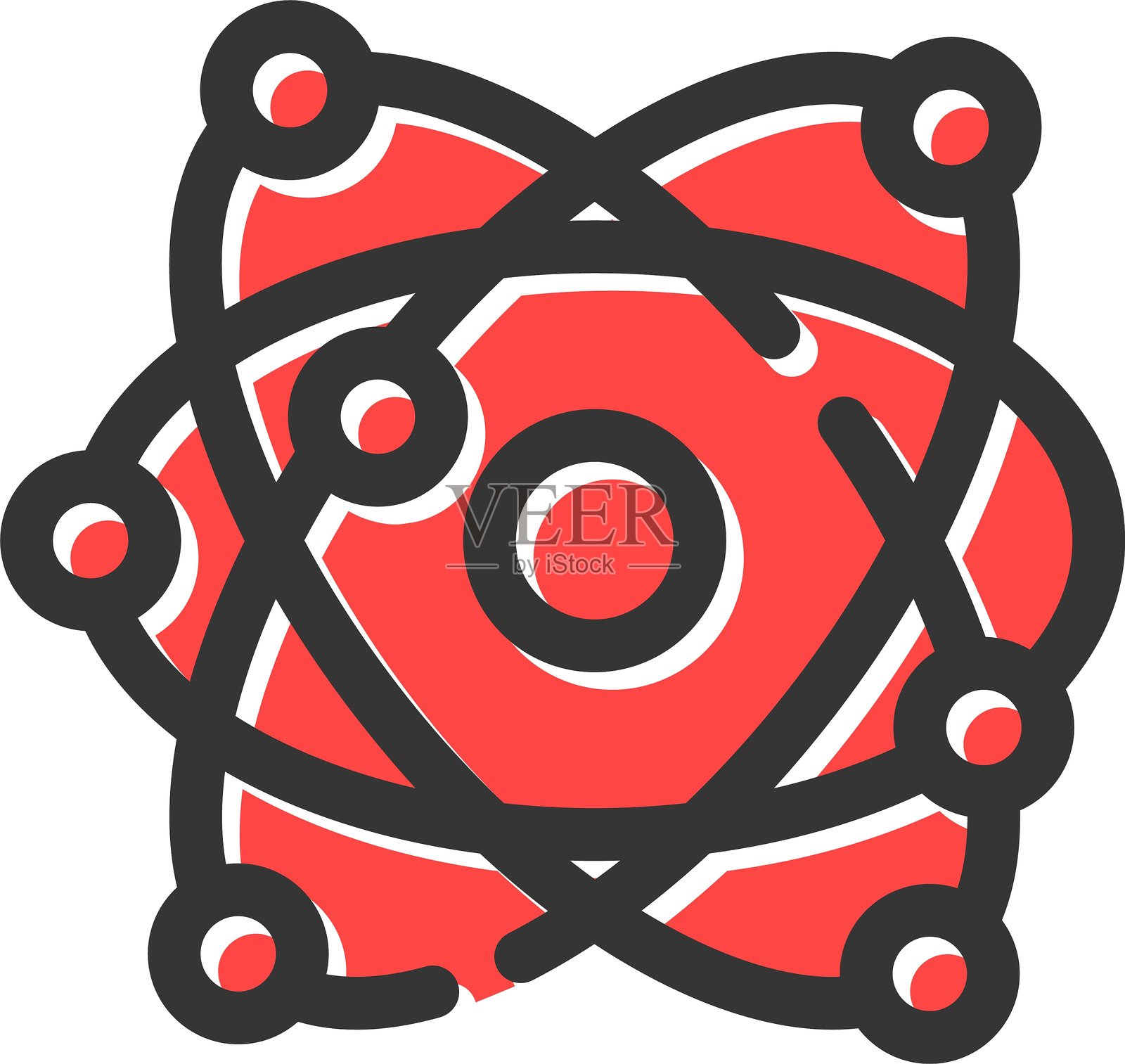 原子图标插画图片素材