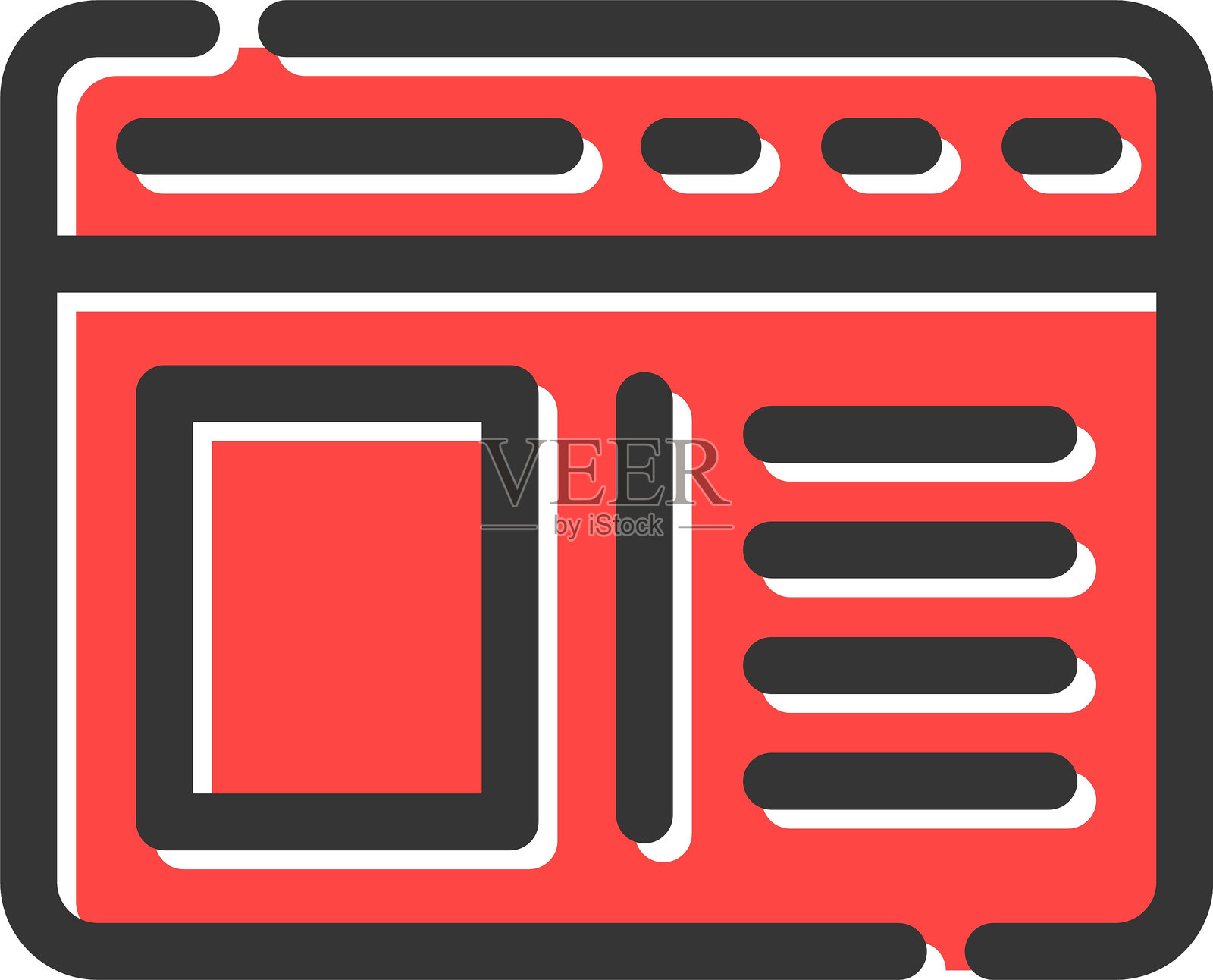 浏览器图标插画图片素材