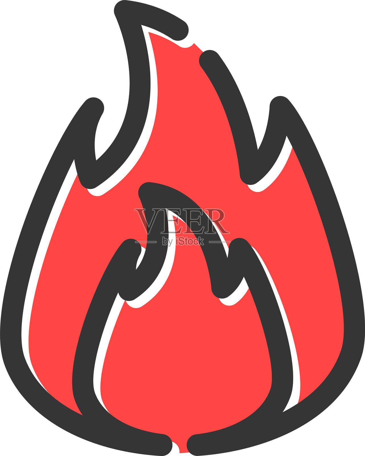 火焰图标插画图片素材