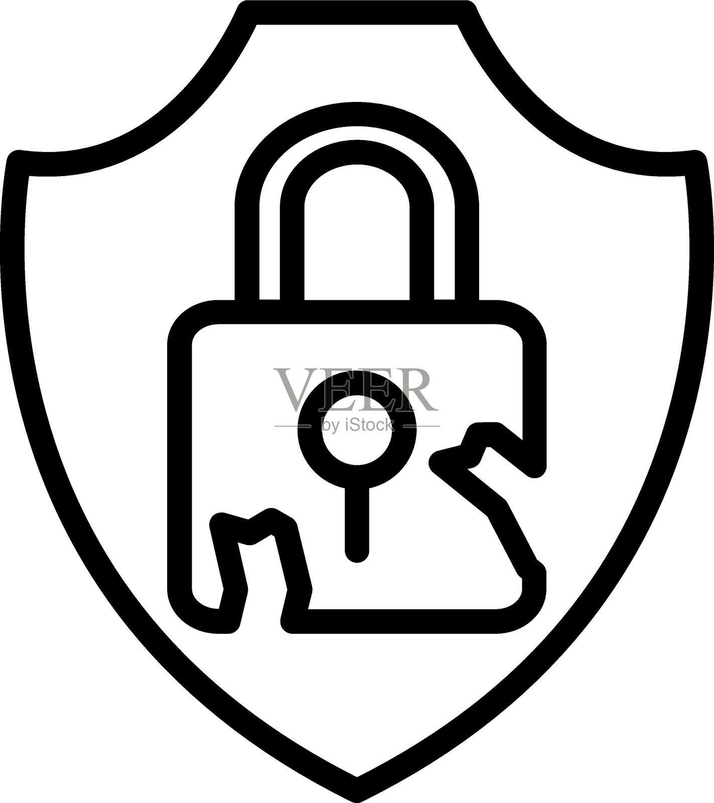 违反安全图标样式插画图片素材