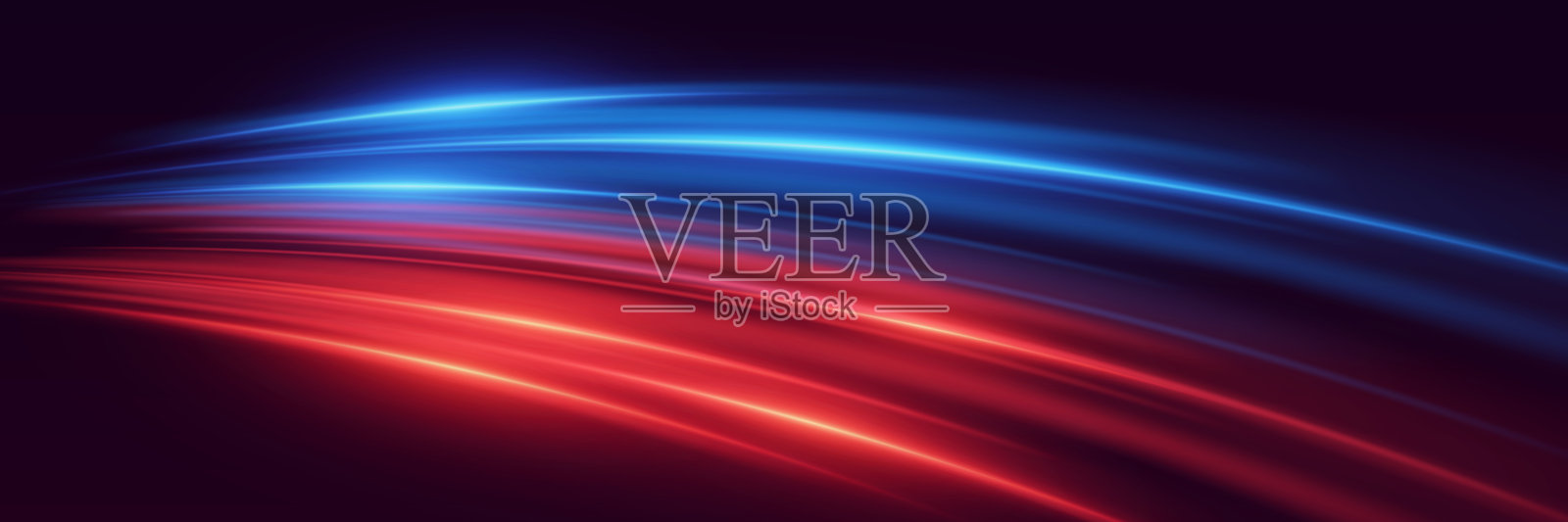 光速与高速运动的轨迹。插画图片素材