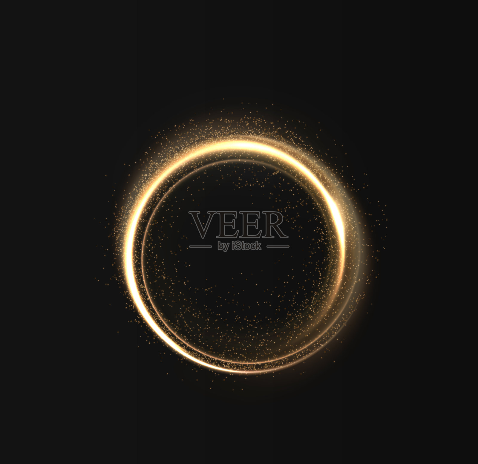 金色弯曲光线,绳索,胶带。光滑的节日金色线条与光效。光亮的金色旋转。金色线条的曲线光效。发光的金色螺旋。插画图片素材