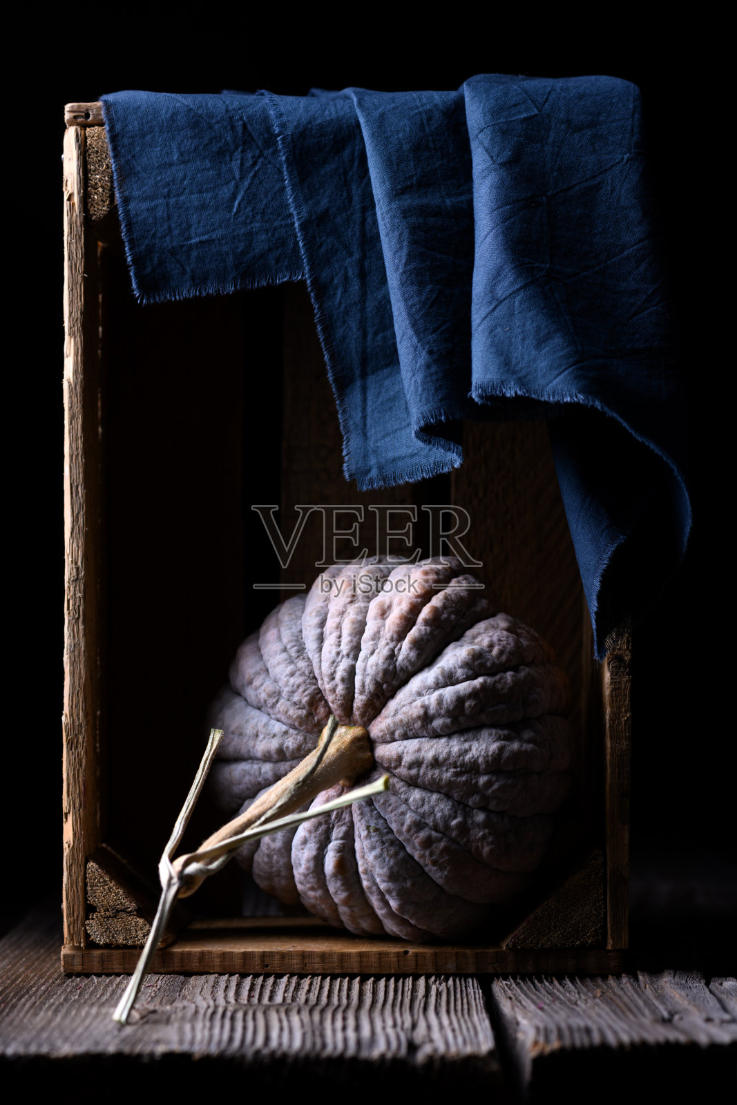 传家宝日本南瓜黑福图南瓜照片摄影图片