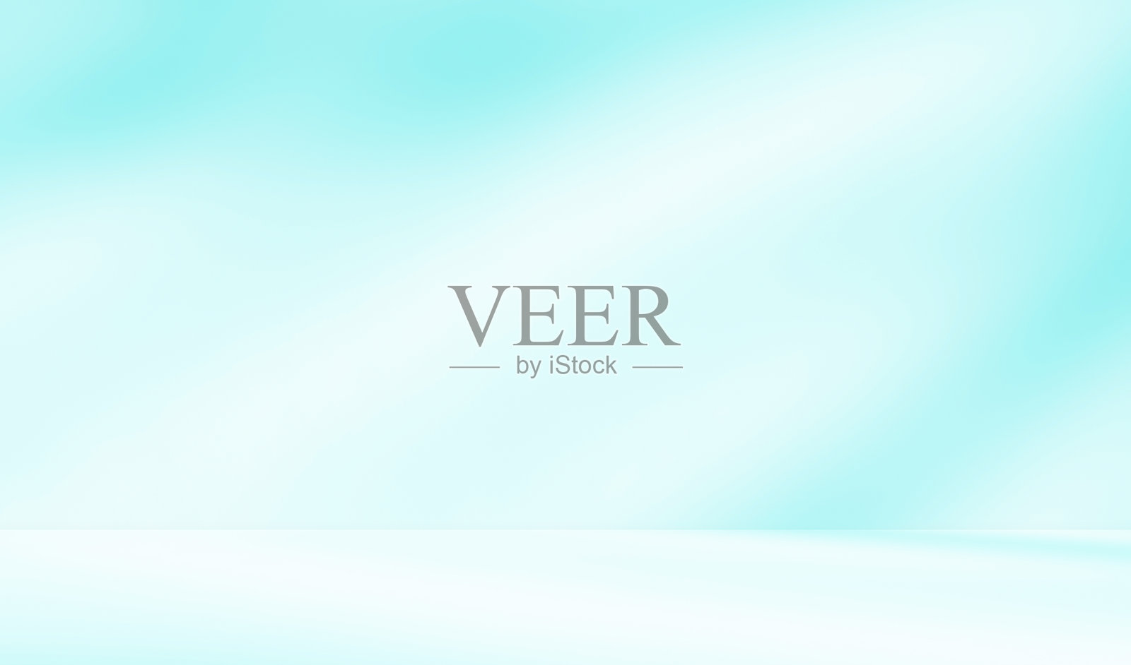 空荡荡的蓝色房间工作室,墙壁和地面上投射着树叶的阴影,适合产品展示。照片摄影图片