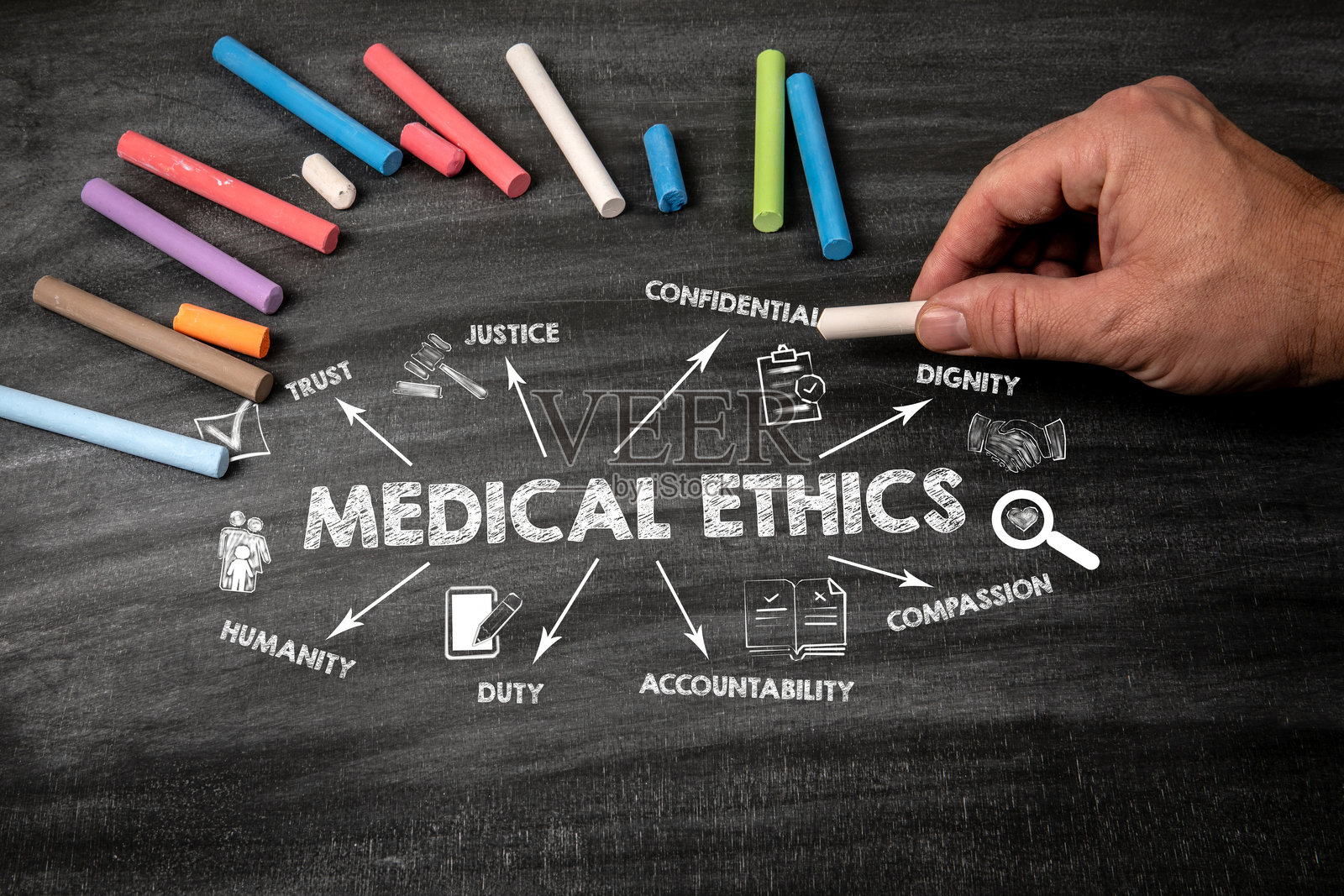 医疗。黑色刮擦纹理黑板背景照片摄影图片