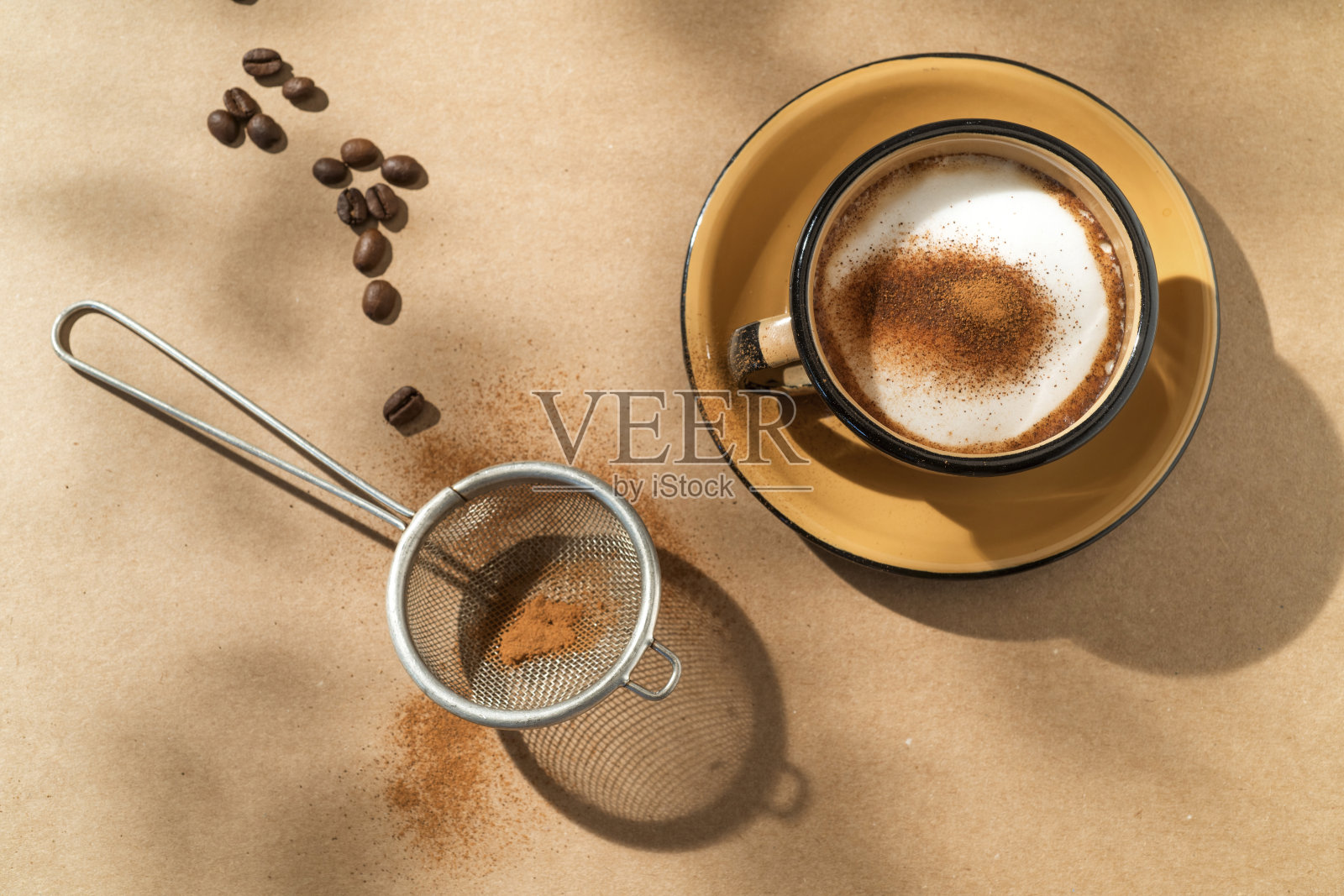 咖啡仪式。照片摄影图片