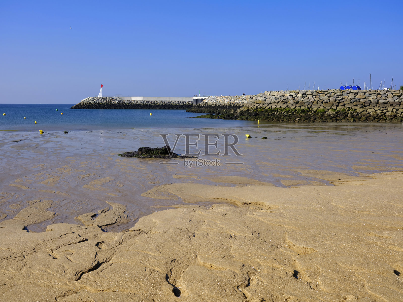 法国拉图尔巴勒海滩照片摄影图片