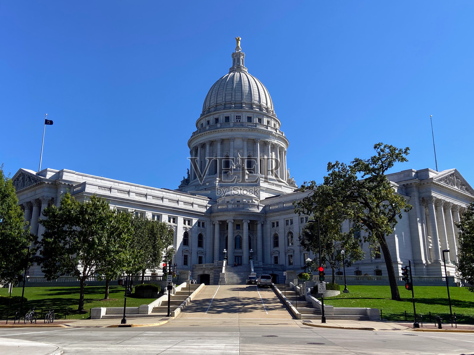 威斯康星州麦迪逊州议会大厦照片摄影图片