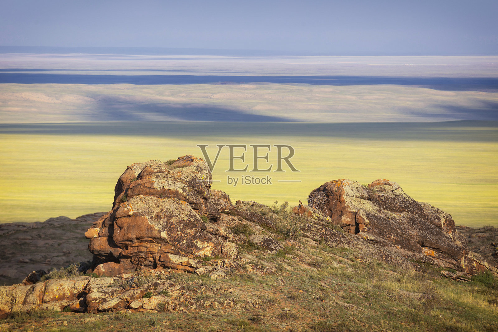 东西伯利亚的自然。乌布苏努尔盆地。图瓦共和国。俄罗斯照片摄影图片