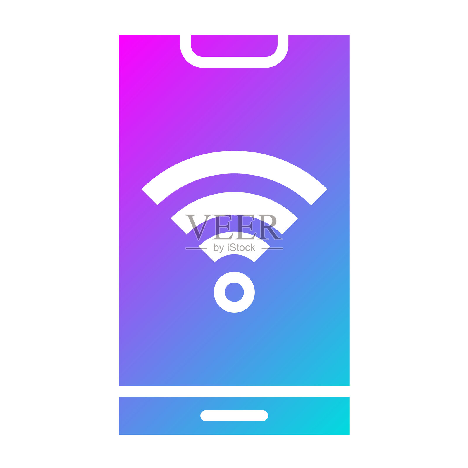 WiFi 矢量图标设计插图插画图片素材