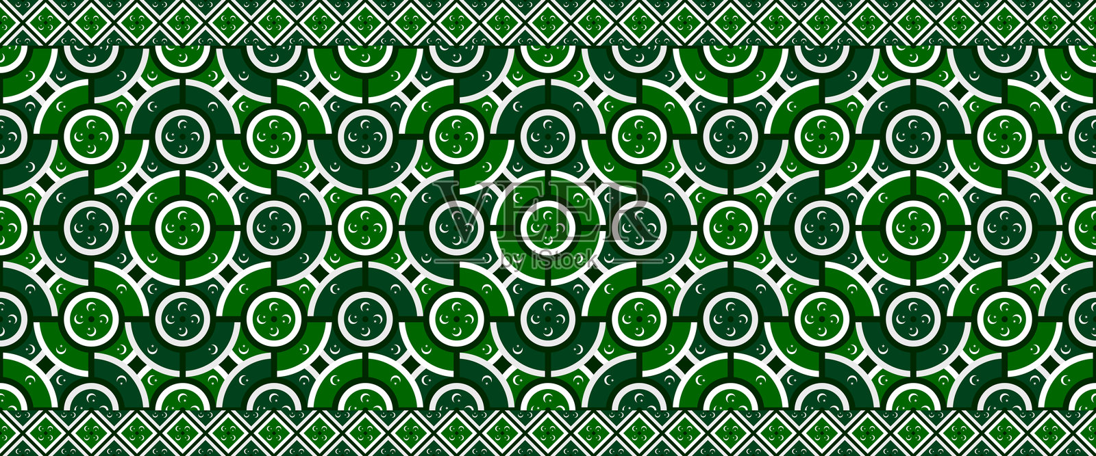 巴基斯坦图案。曼荼罗背景。用于装饰的几何纹理。矢量插图。插画图片素材