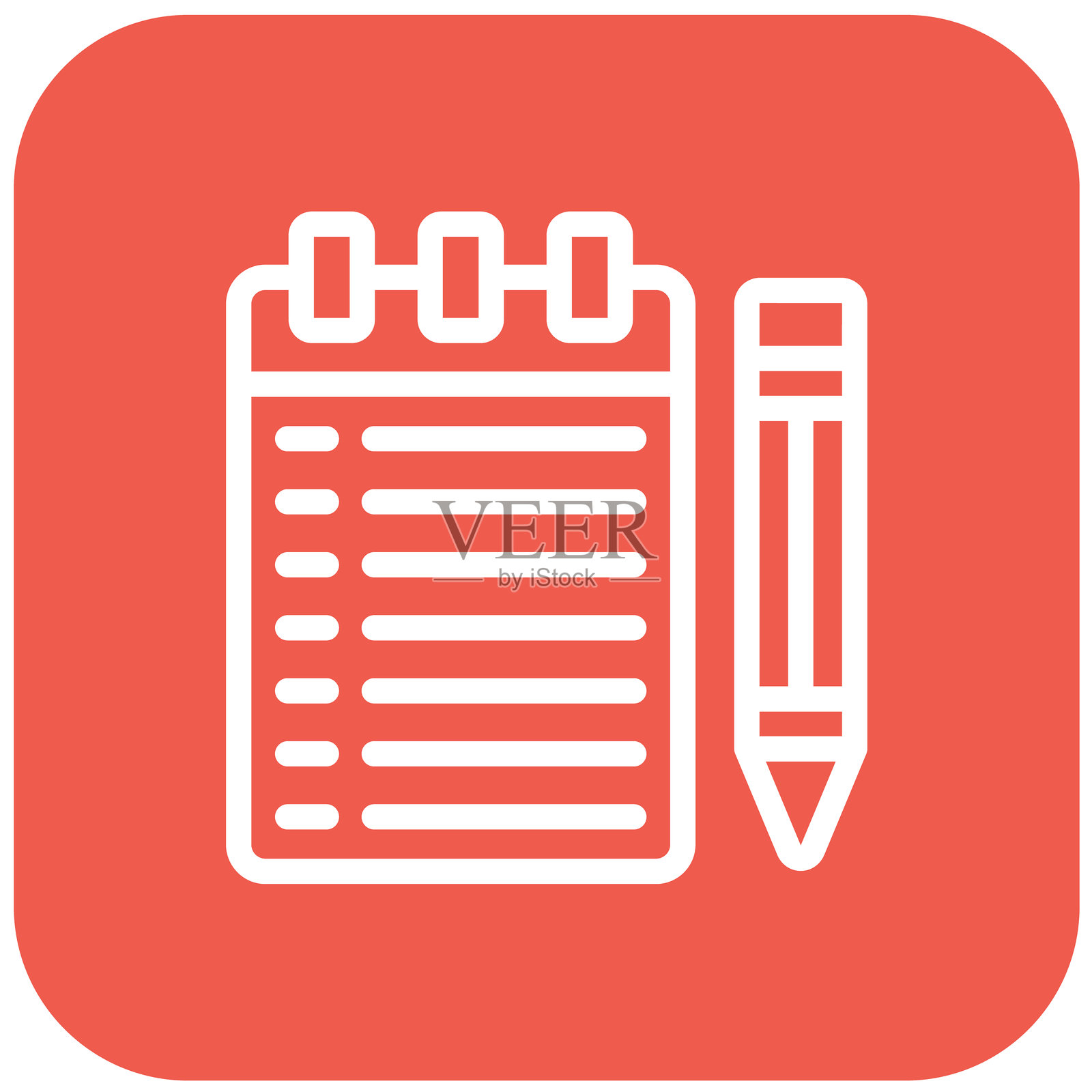 笔记本矢量图标设计插图插画图片素材