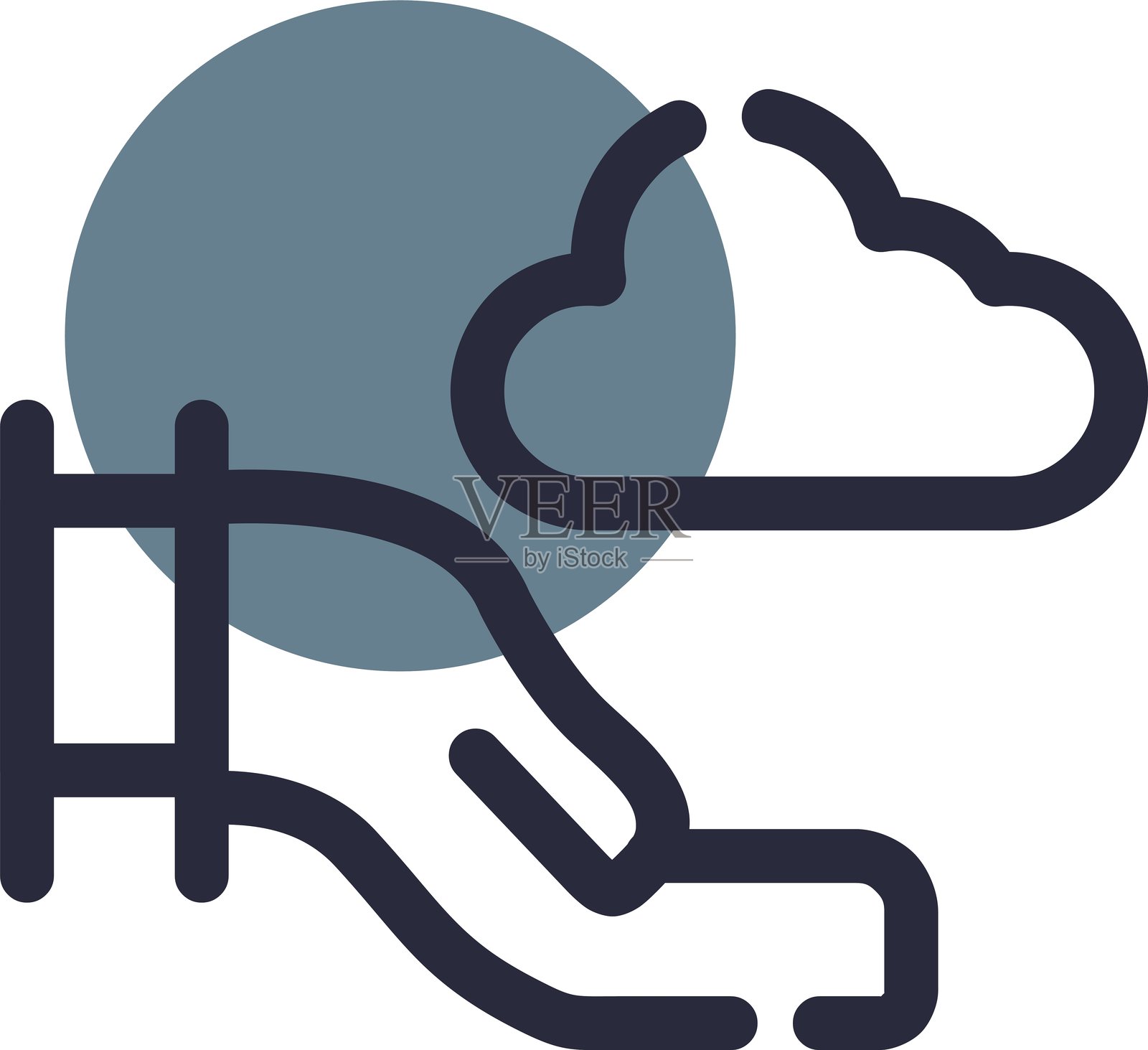 托管服务图标插画图片素材