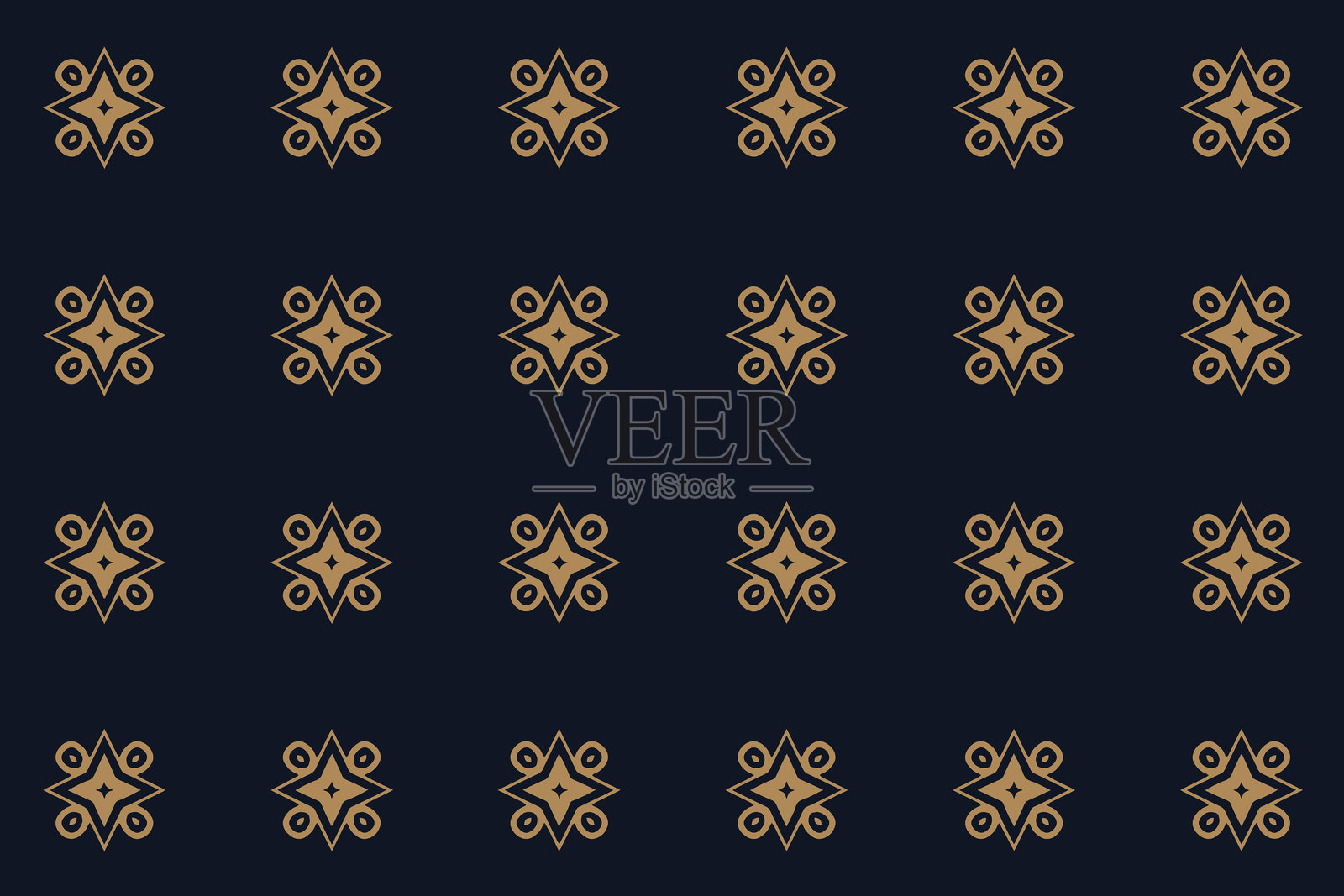 蓝色背景,部落风格封面设计,横幅。复古印刷,几何艺术图案。民族装饰。东方、亚洲、印度、墨西哥、阿兹特克的文化传统。插画图片素材