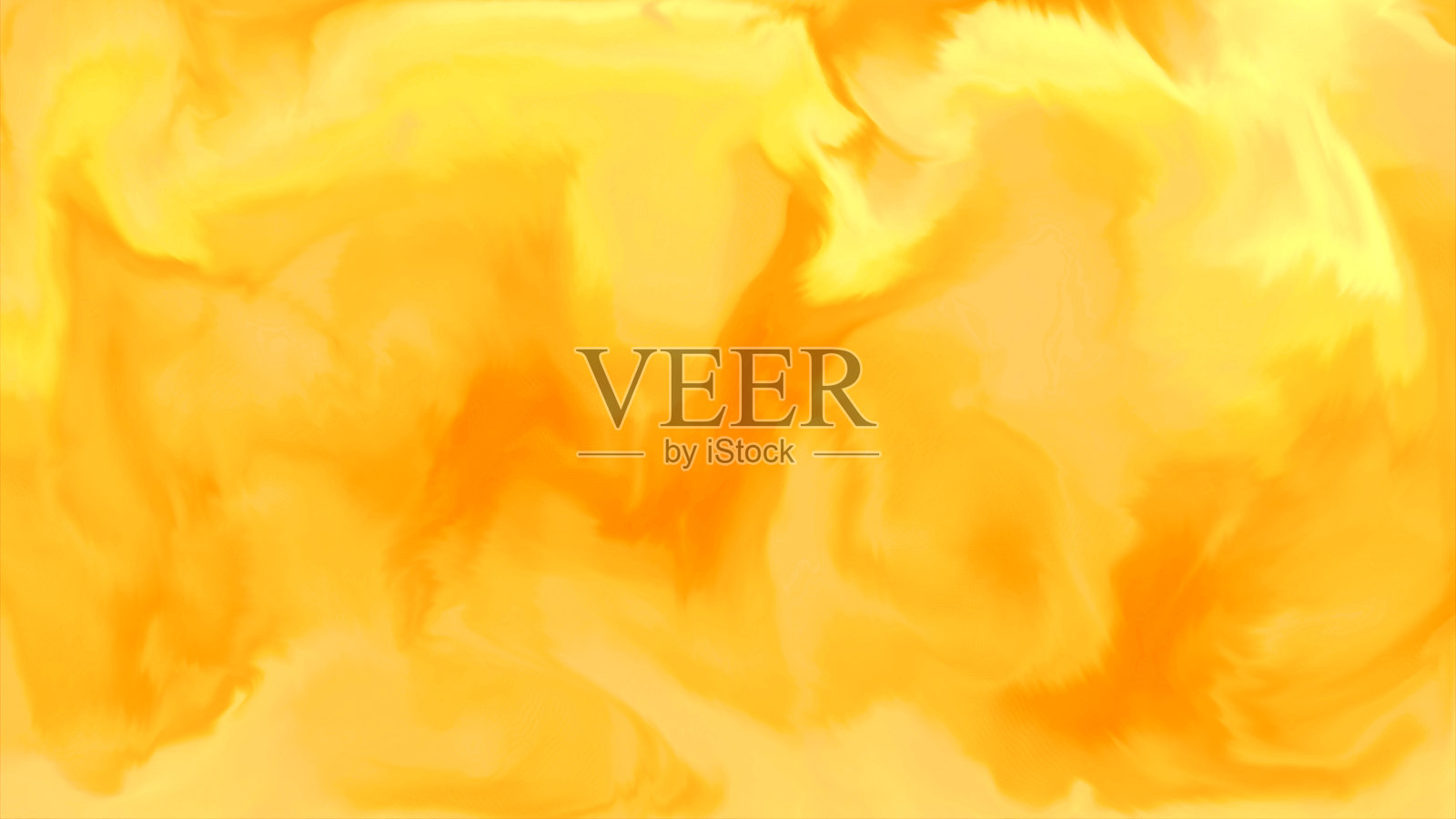 充满活力的黄色和橙色抽象流体背景,带有柔和的渐变色彩照片摄影图片