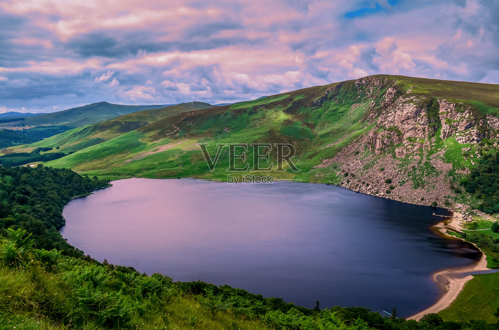 威克洛县的泰湖照片摄影图片