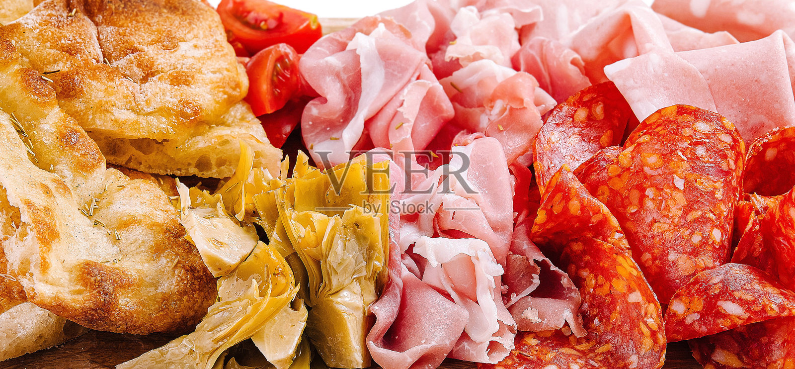 意大利开胃菜拼盘特写背景照片摄影图片