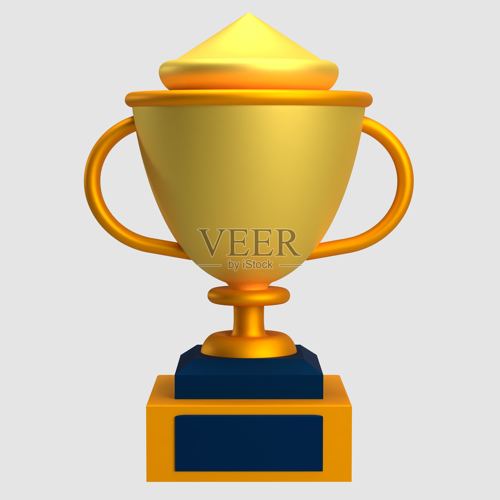 金色奖杯奖项 3D 图标插图照片摄影图片