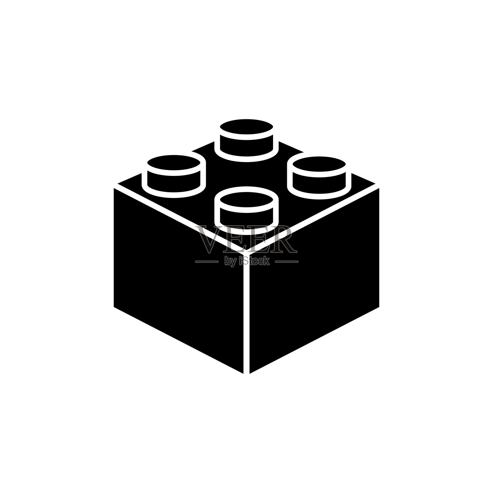 方块立方体图标矢量插图插画图片素材