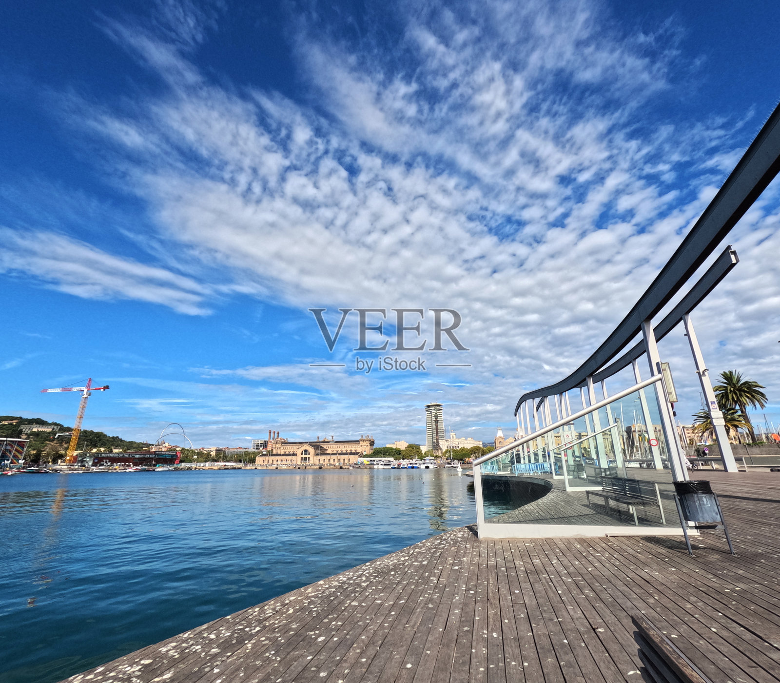 巴塞罗那港照片摄影图片