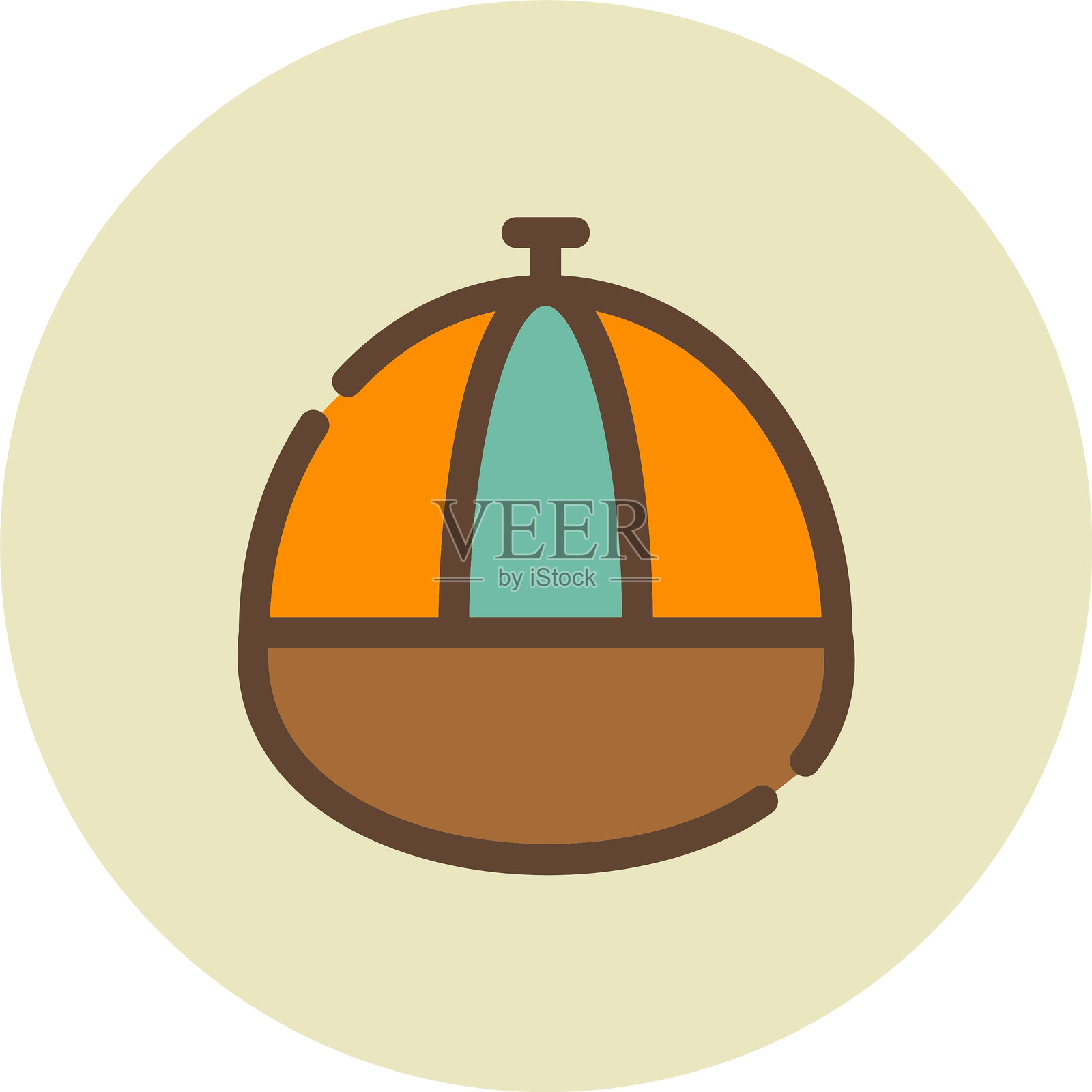 棒球帽图标插画图片素材