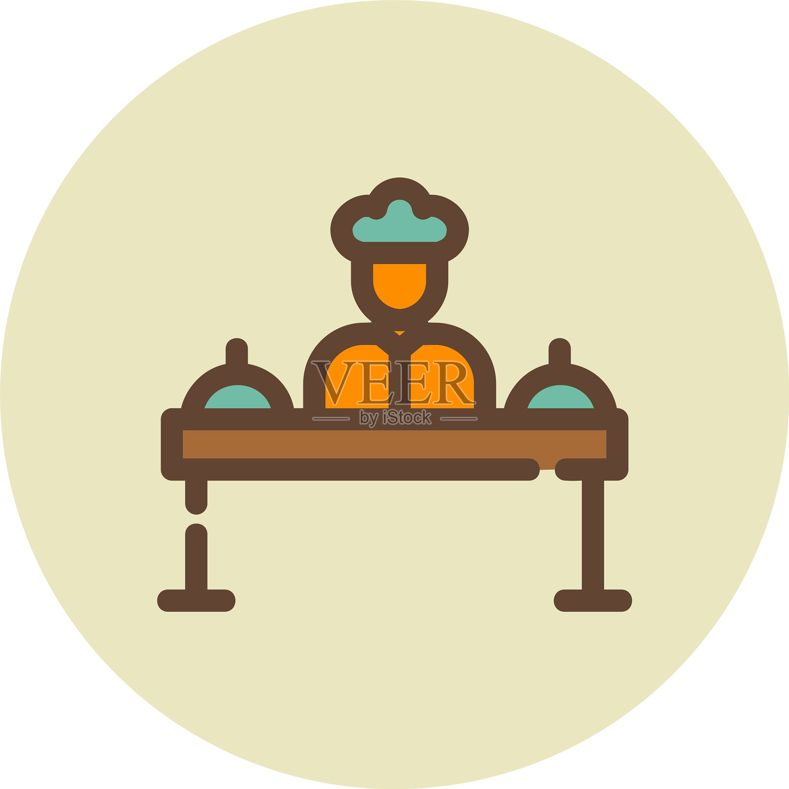 厨师图标插画图片素材