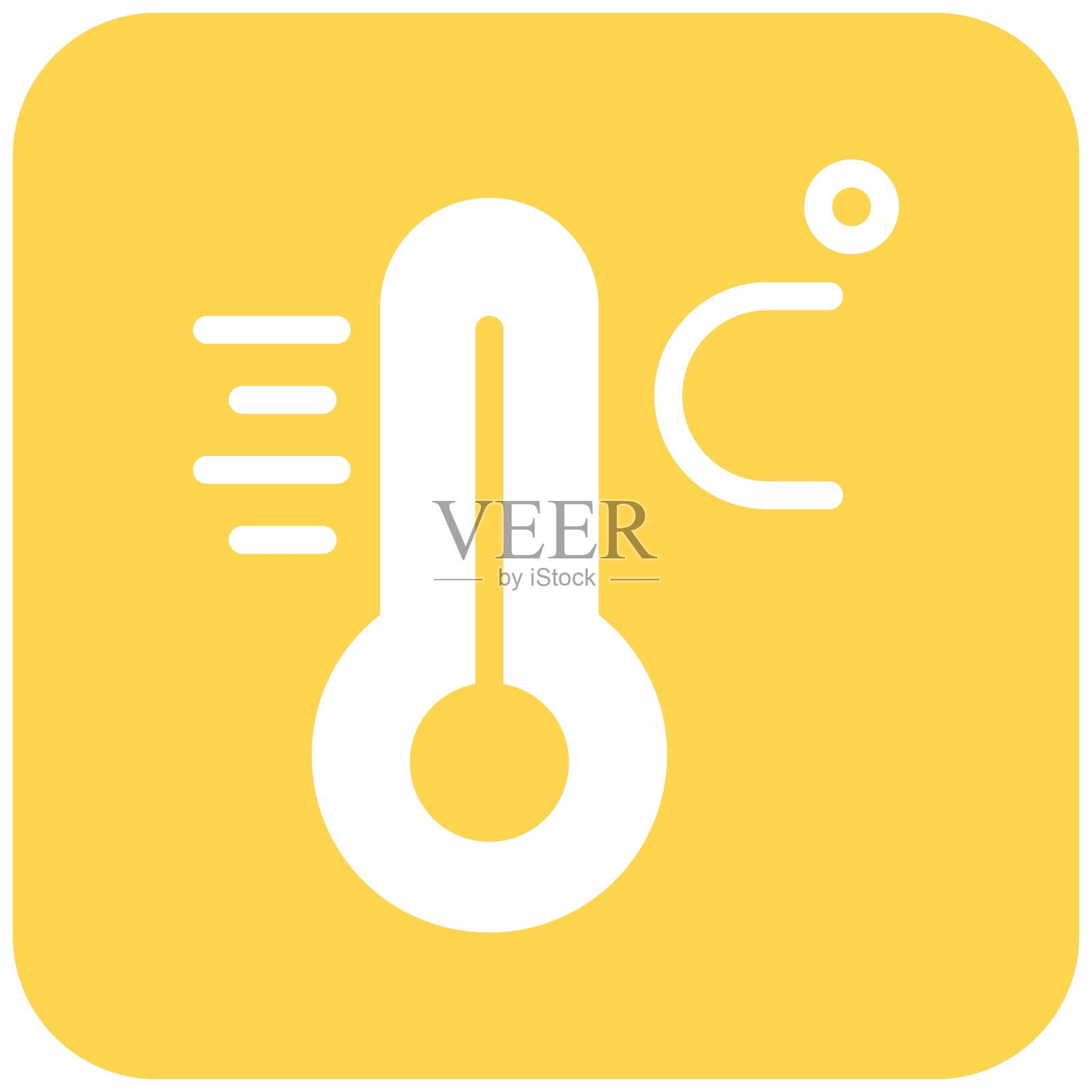 摄氏度矢量图标设计插图插画图片素材