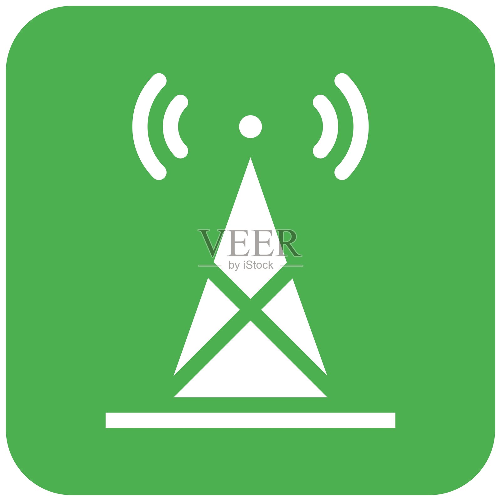 天线矢量图标设计插图插画图片素材