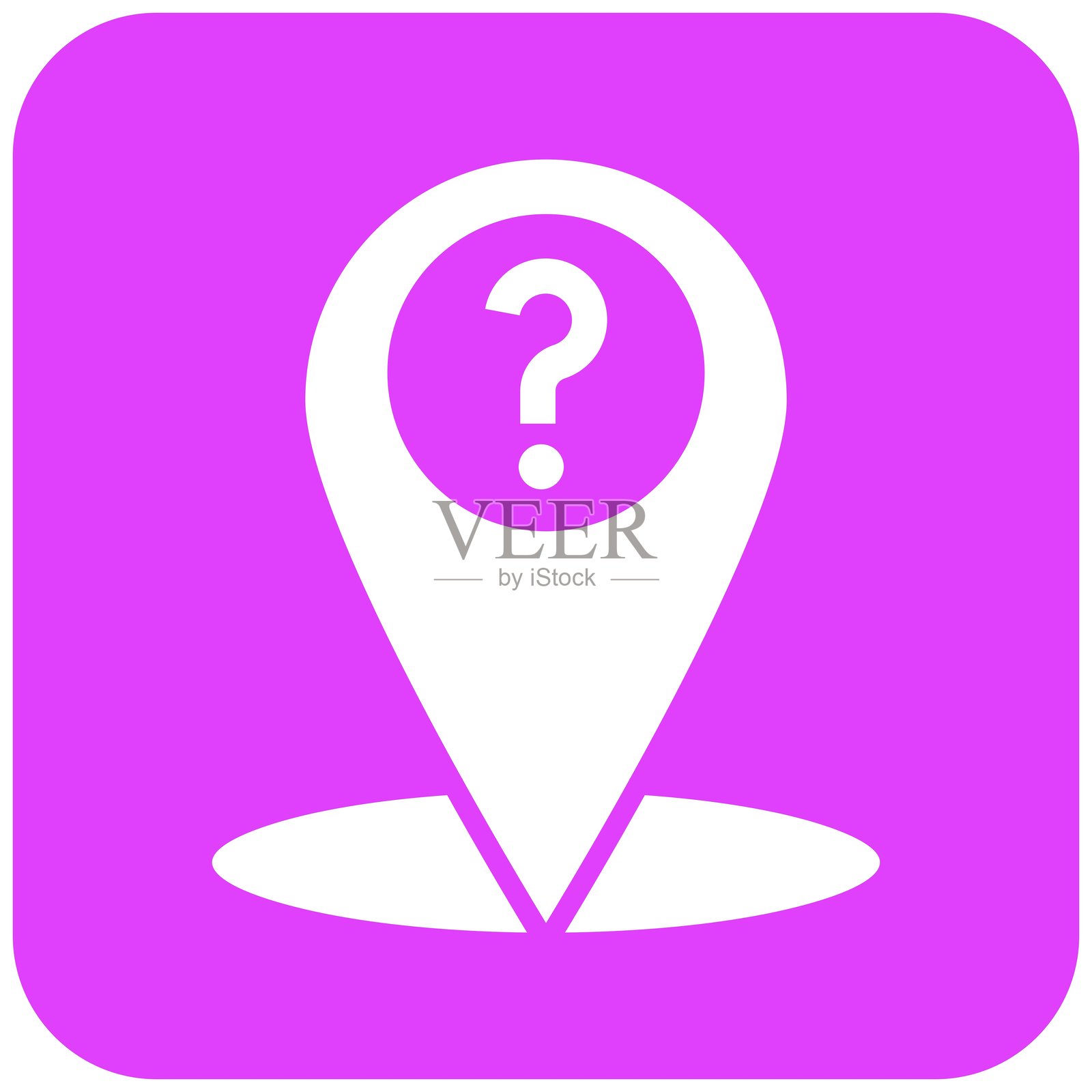 位置问题矢量图标设计插图插画图片素材