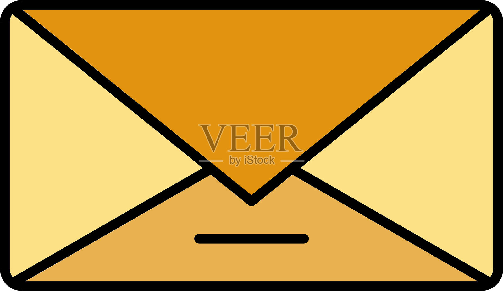 发送线条填充图标设计插画图片素材