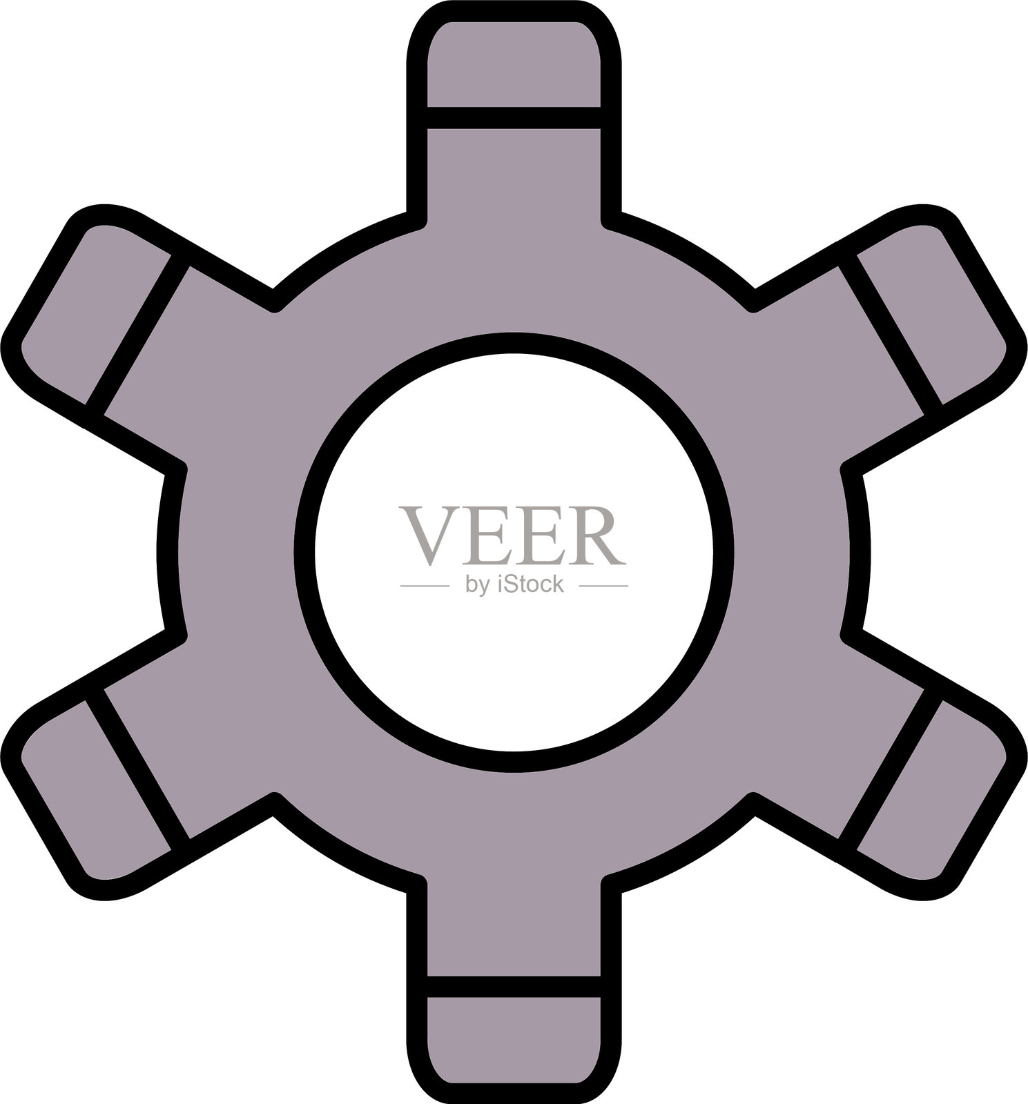 设置线条填充图标设计插画图片素材