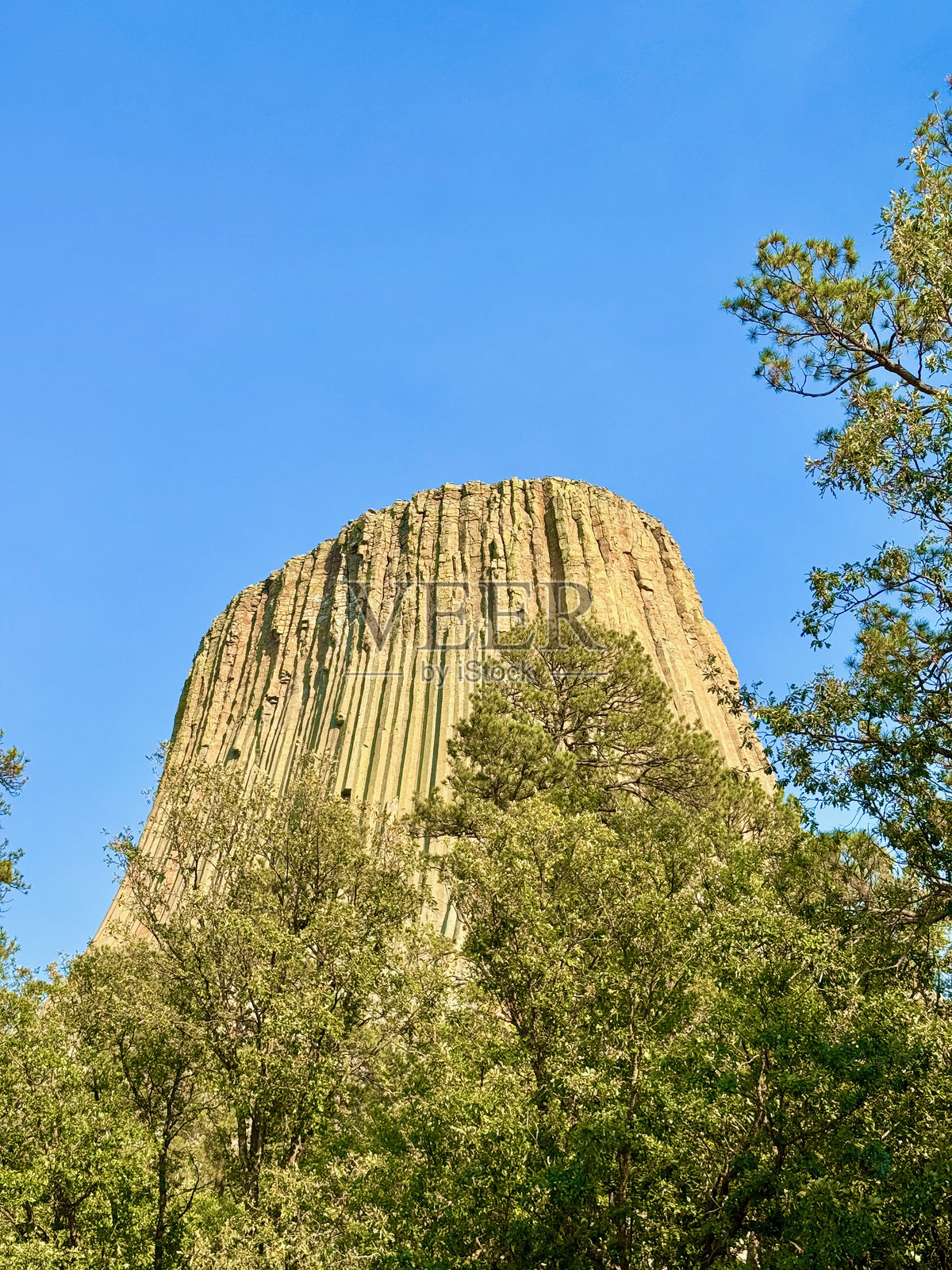 怀俄明州的魔鬼塔照片摄影图片