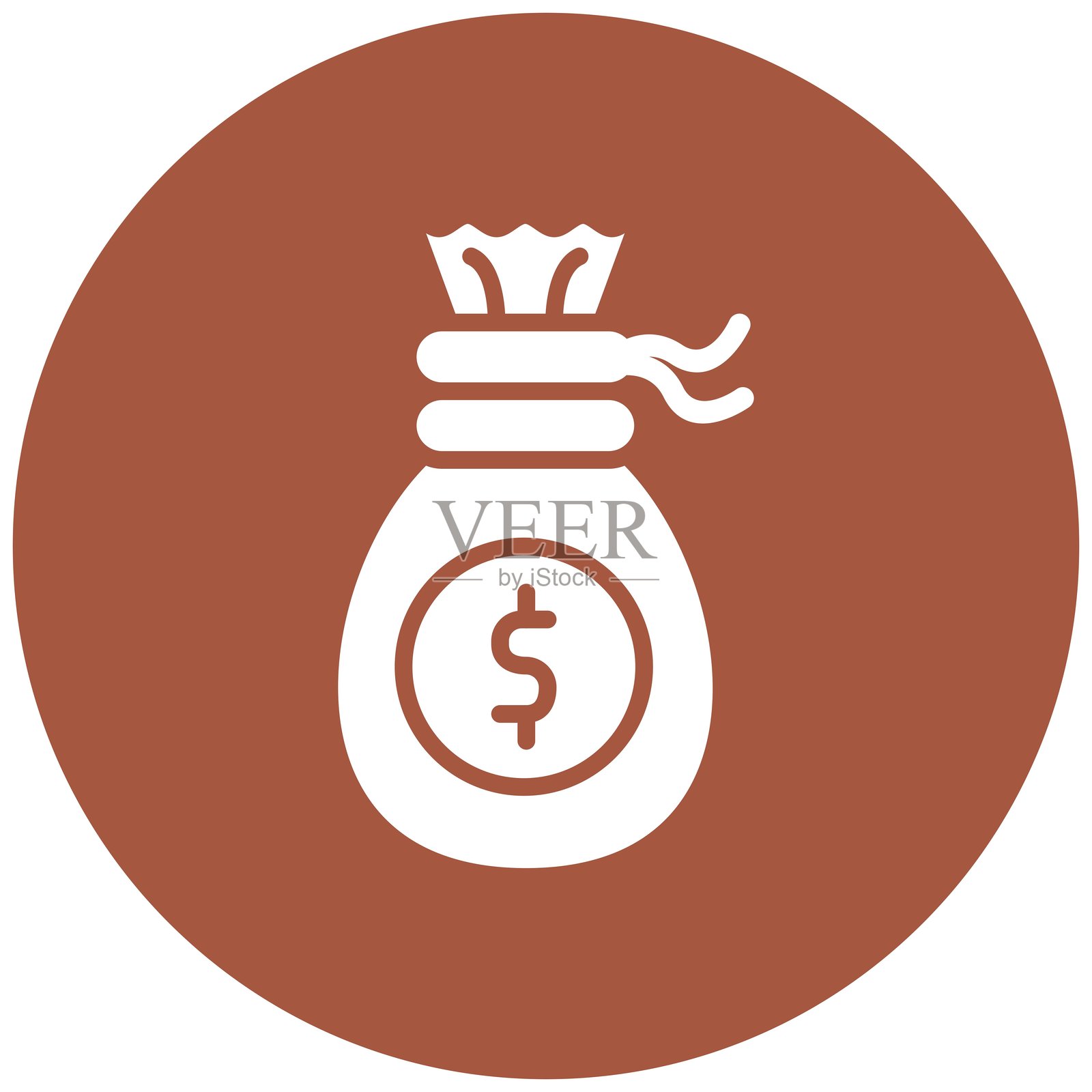 钱袋矢量图标设计插图插画图片素材