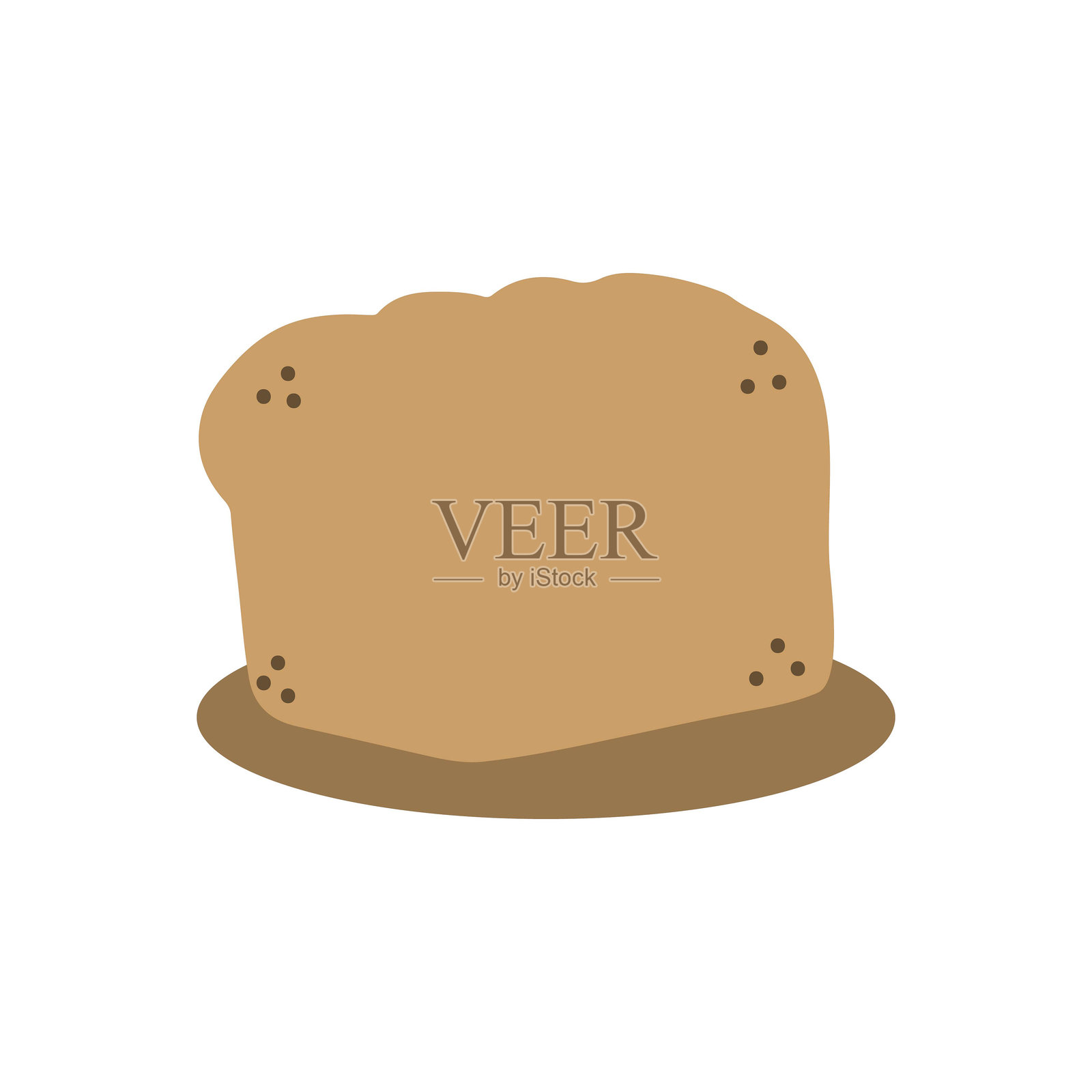 面包图标设计。食品矢量图插画图片素材