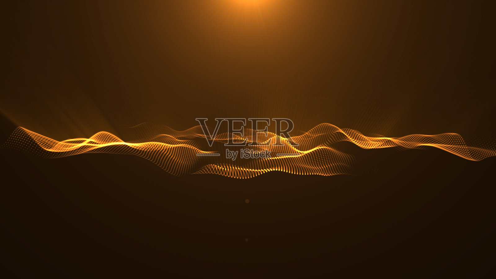 4k抽象背景波粒子形式。照片摄影图片