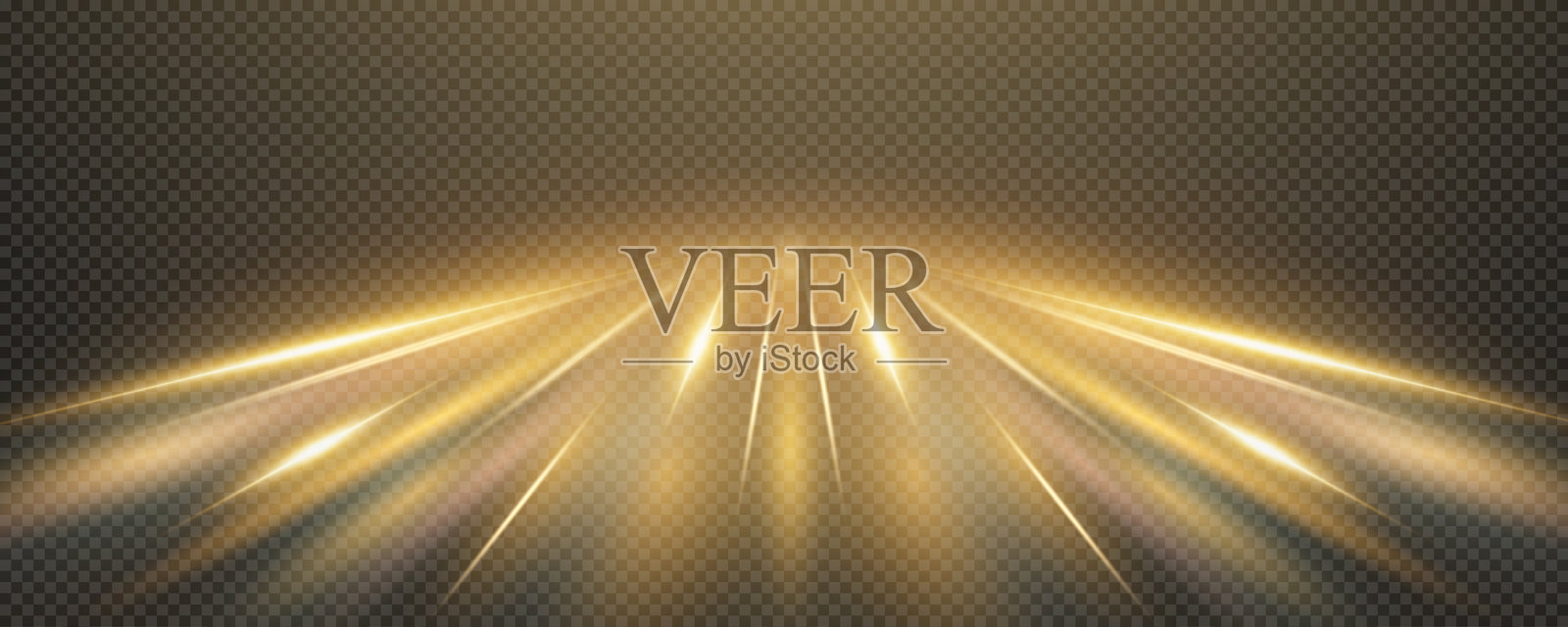 节日灯光效果,快乐的圣诞灯光。适用于横幅、海报、名片或广告的背景。运动效果,快速的线条。插画图片素材