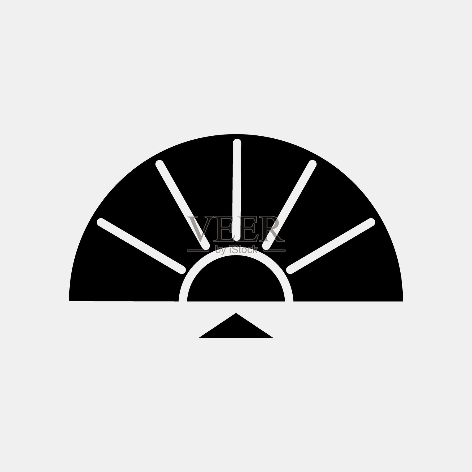 中国扇子图标。春节庆祝元素。图标采用象形风格。适合印刷、海报、标志、派对装饰、贺卡等。插画图片素材