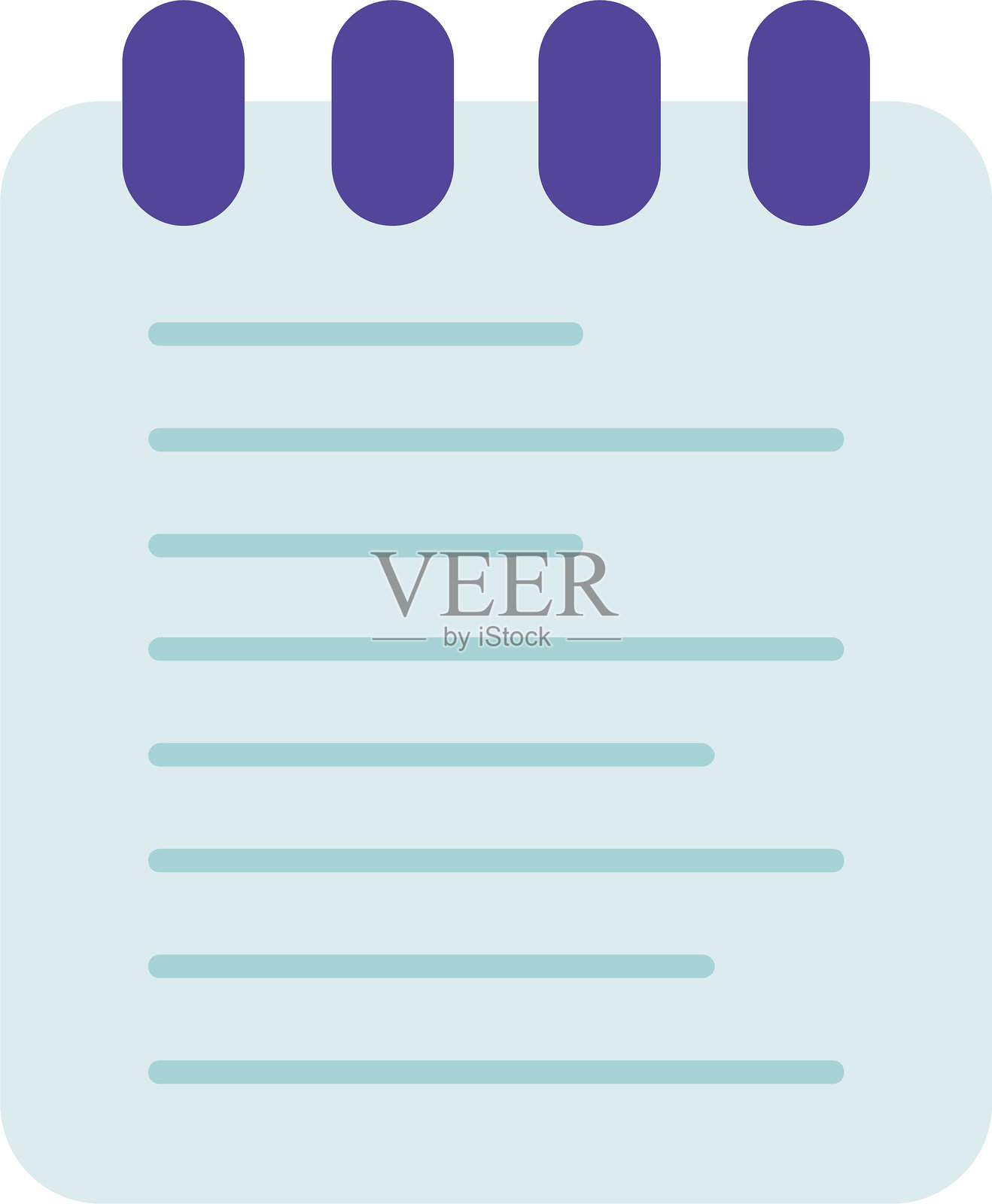 便签本平面图标设计插画图片素材