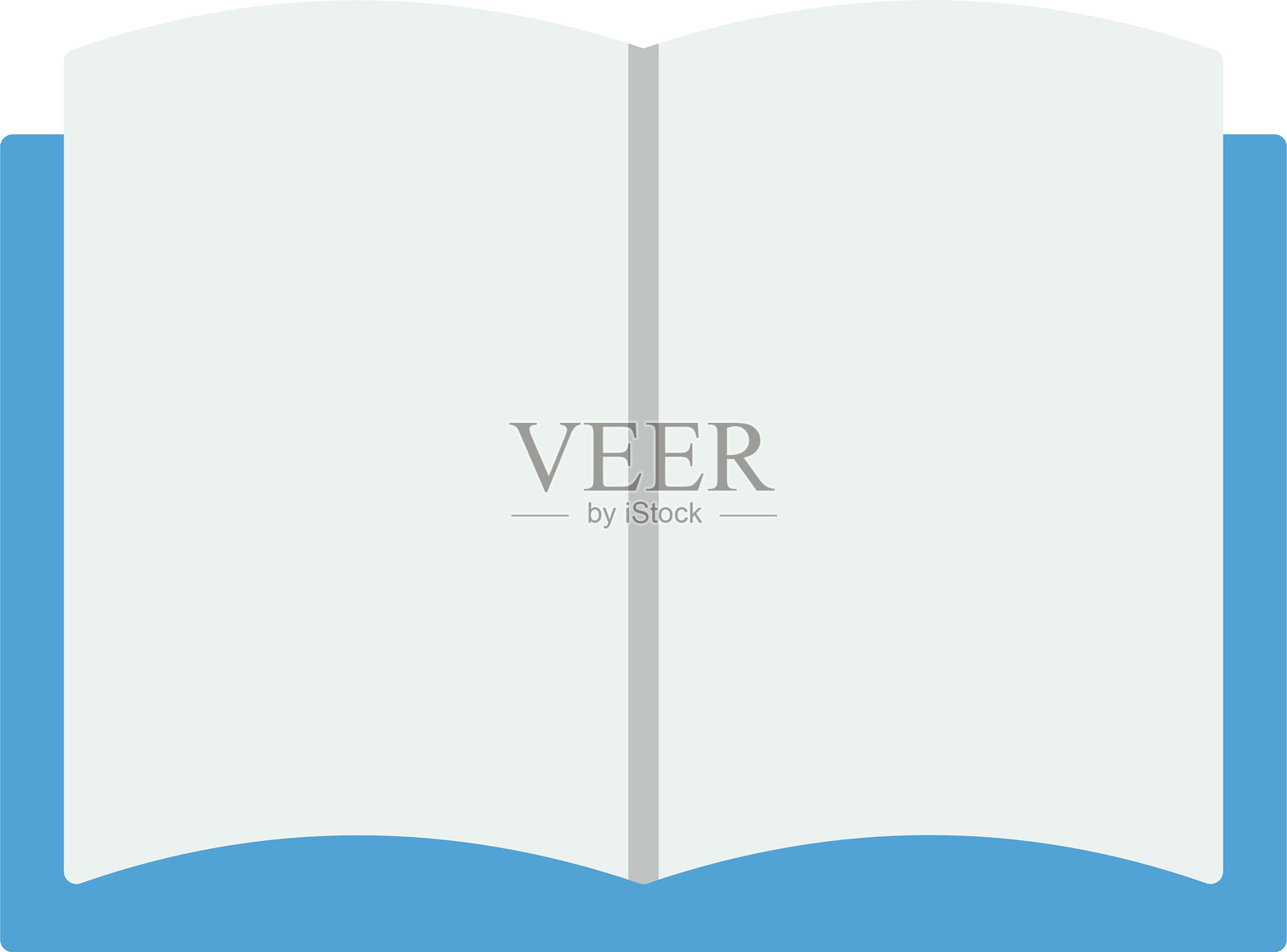 艺术书籍扁平图标设计插画图片素材