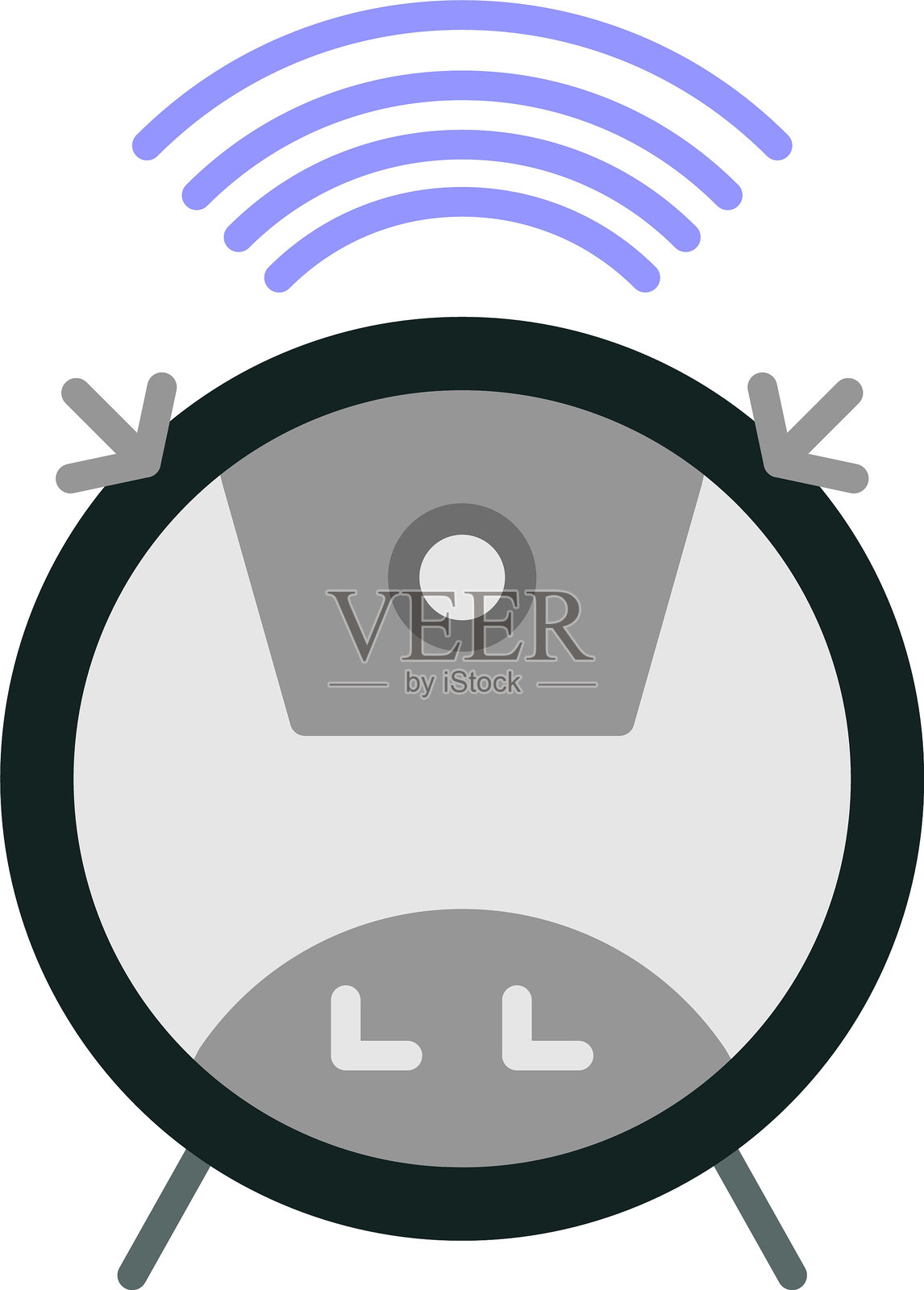 WiFi扁平图标设计插画图片素材