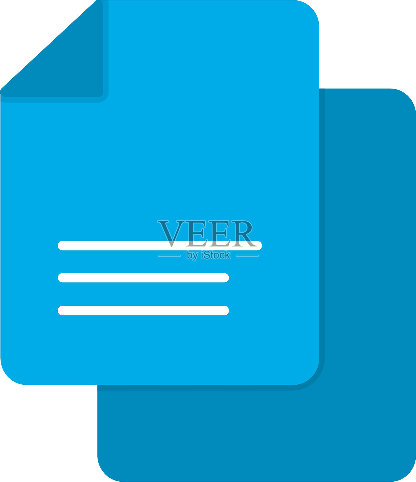 复制扁平图标设计插画图片素材