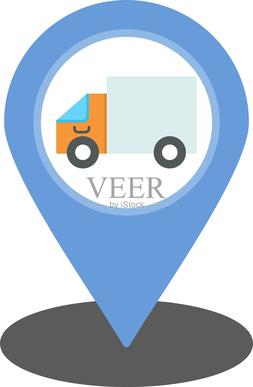 跟踪扁平图标设计照片摄影图片