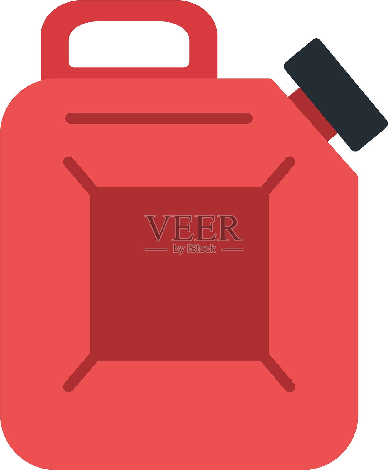 罐子扁平图标设计插画图片素材