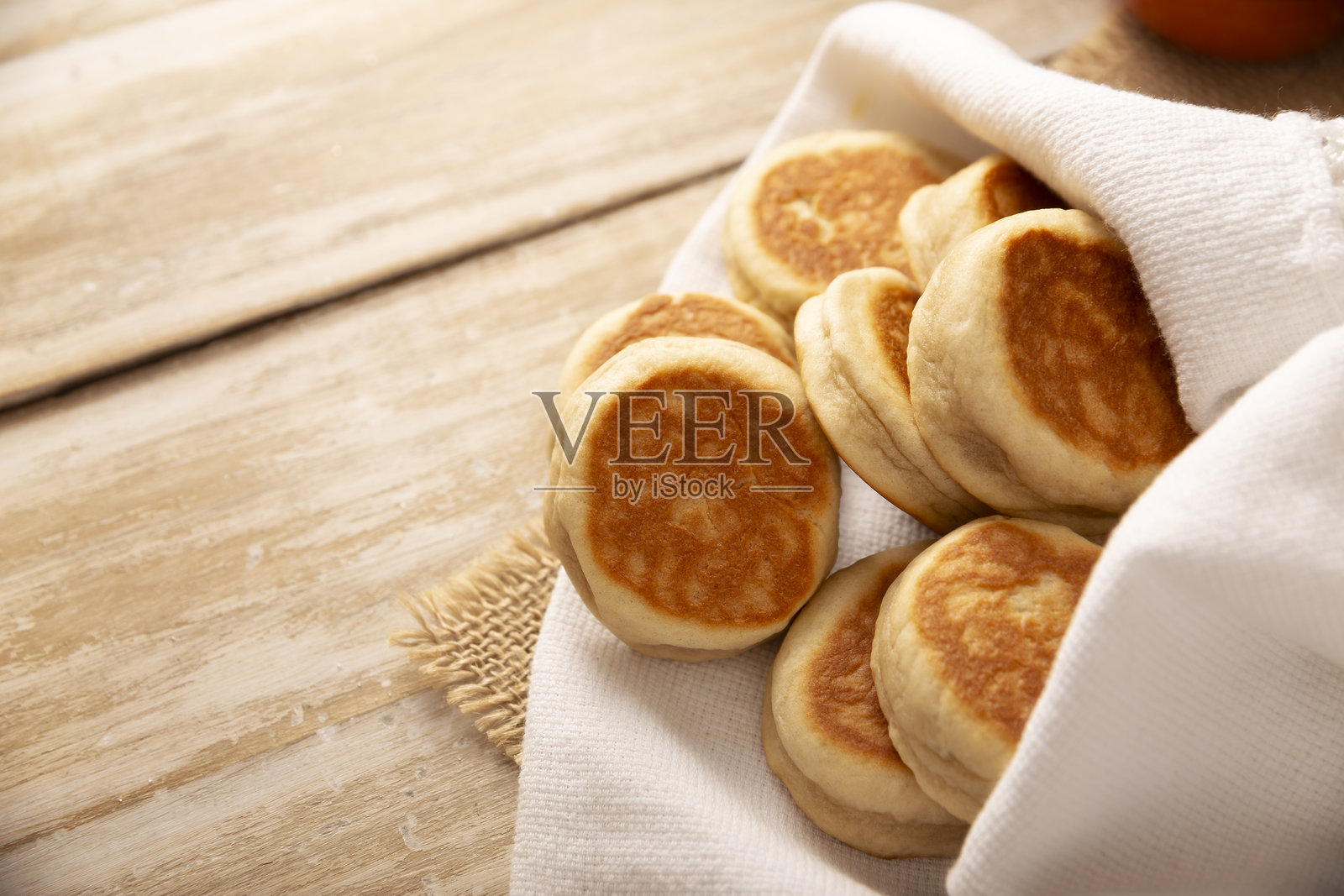 奶油饼的空白背景照片摄影图片