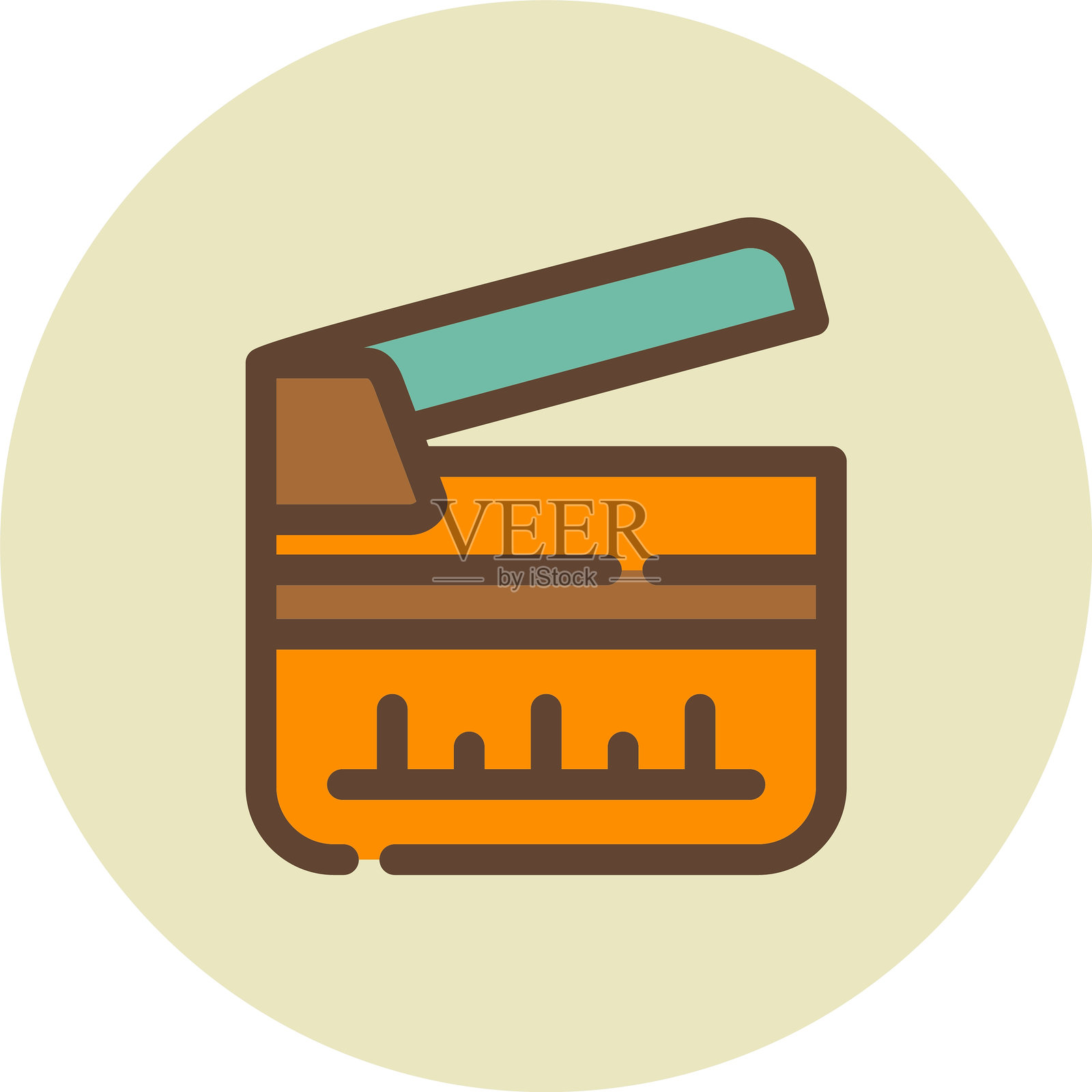 拍板图标插画图片素材