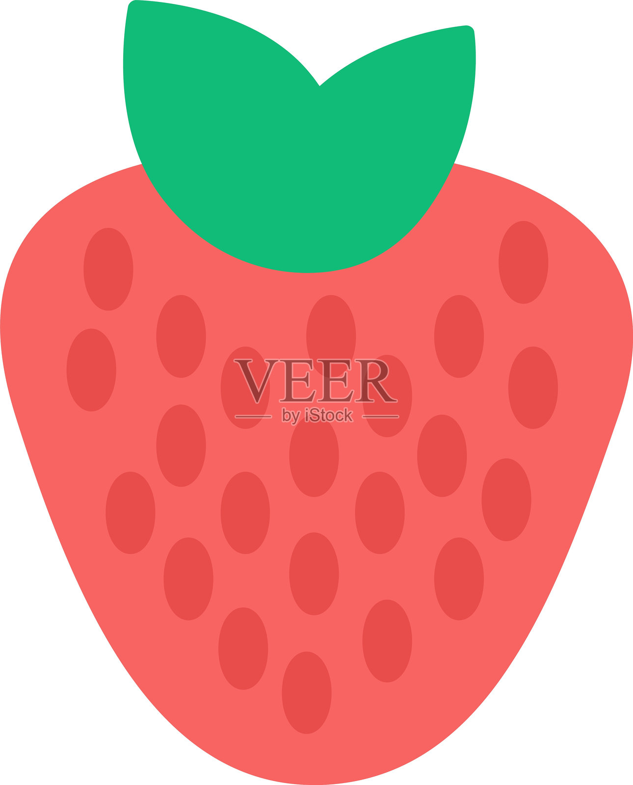 草莓图标插画图片素材